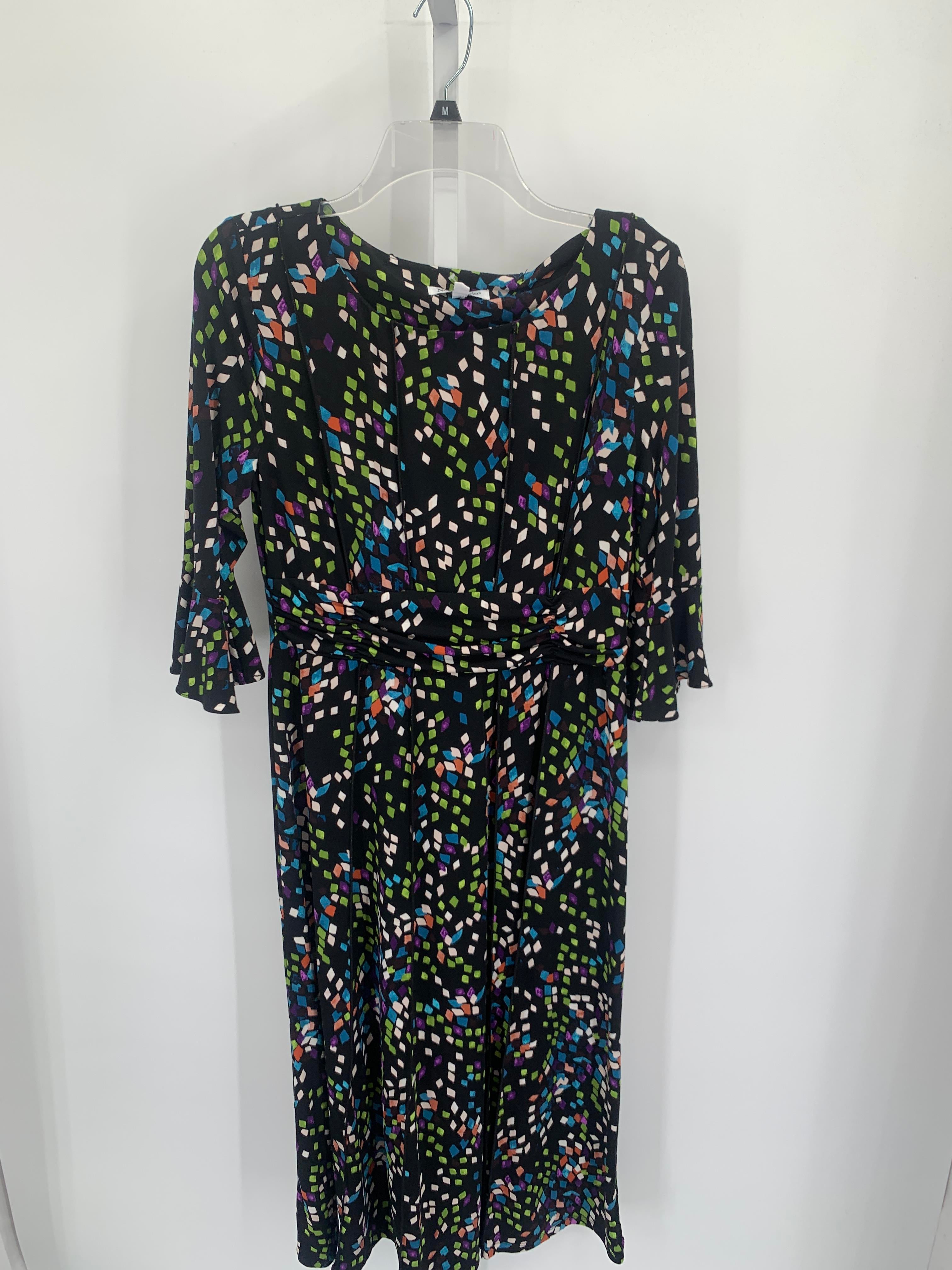 North Style Size 10 Misses 3/4 Sleeve Dress