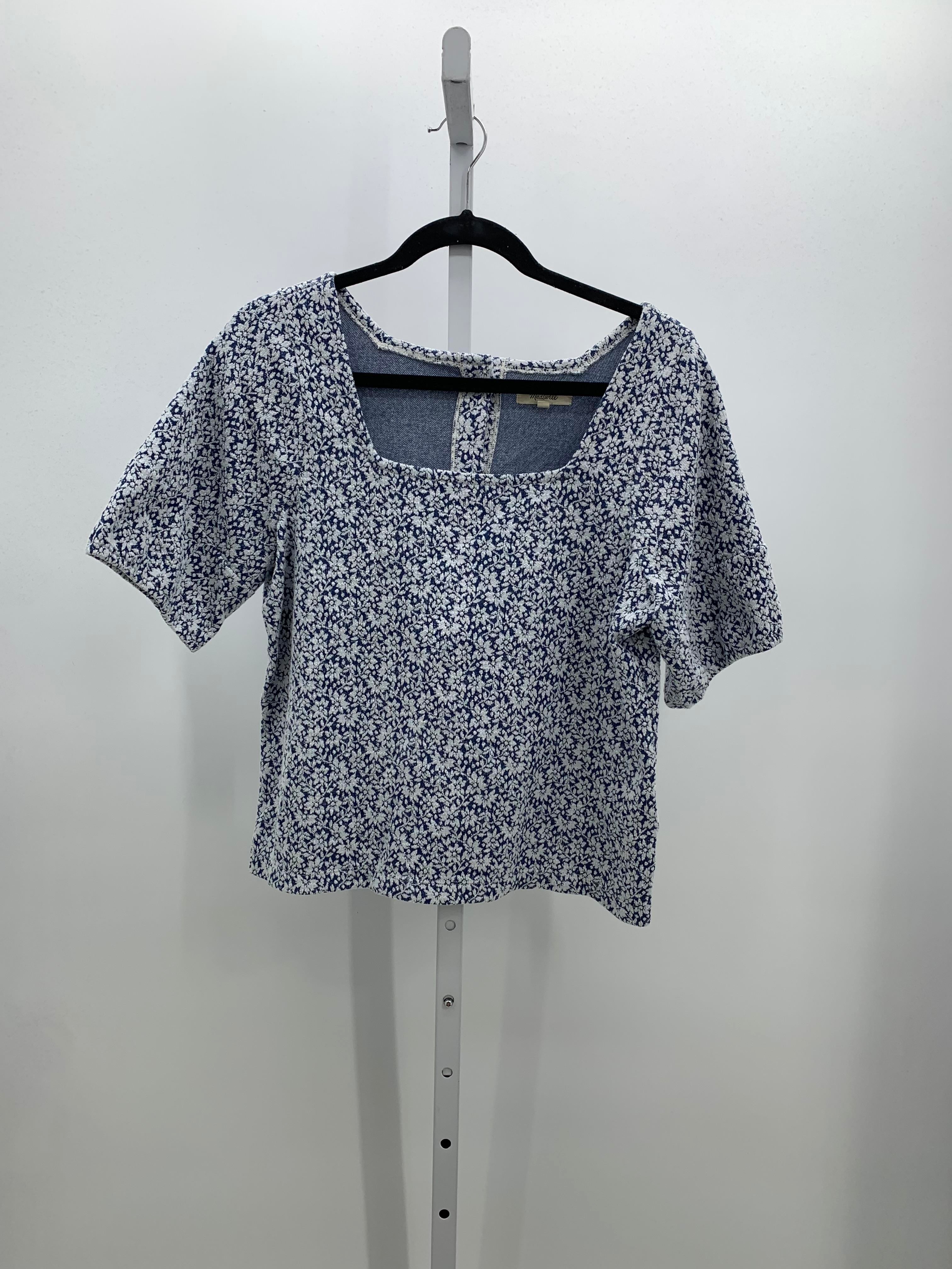 Madewell Size Medium Misses Short Sleeve Shirt