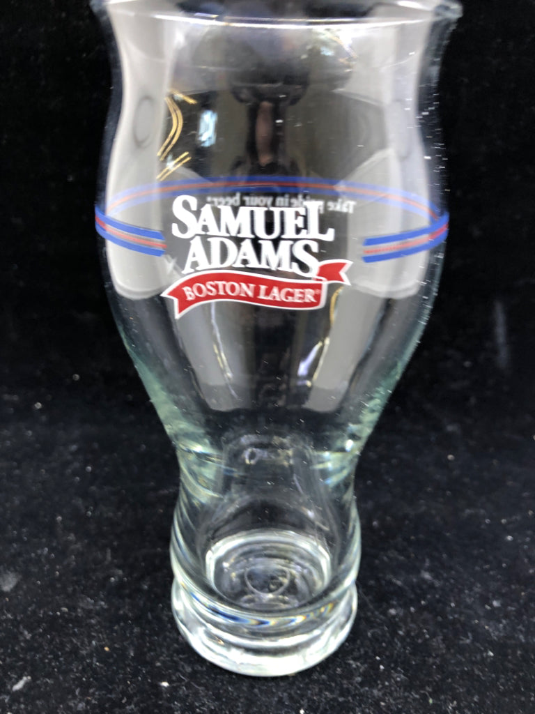 SAMUEL ADAMS BOSTON LAGER BEER GLASS.