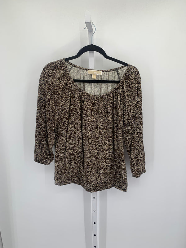 Michael Kors Size Medium Misses 3/4 Sleeve Shirt