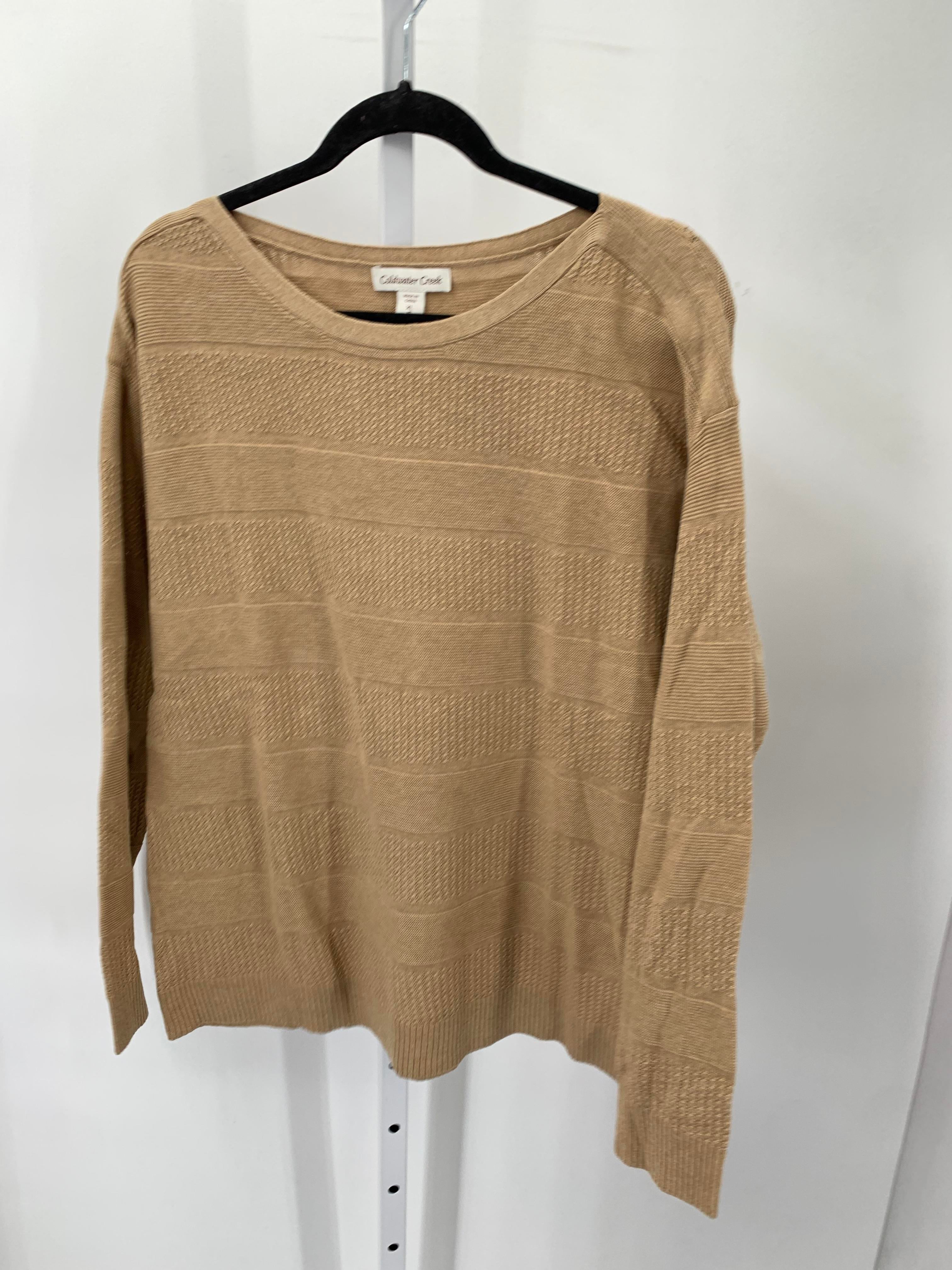 Coldwater Creek Size Extra Large Misses Long Slv Sweater