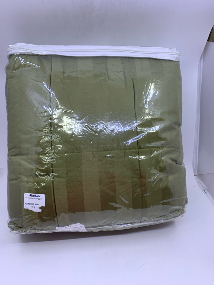 NIP KING GREEN RALPH LAUREN BLANKET.