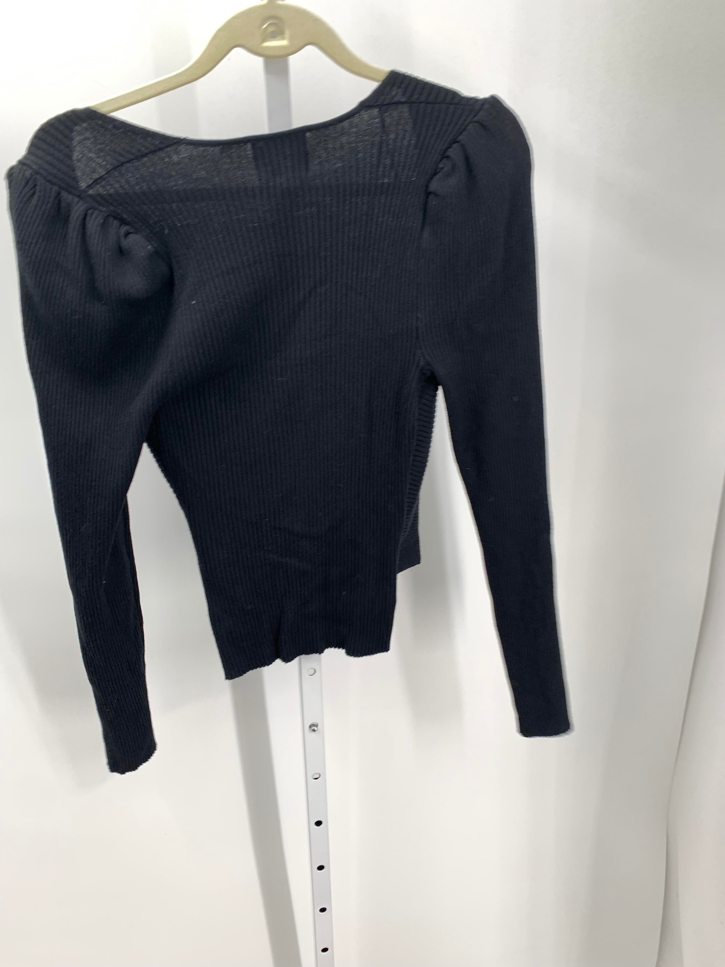 Pink Rose Size Large Juniors Long Sleeve Sweater