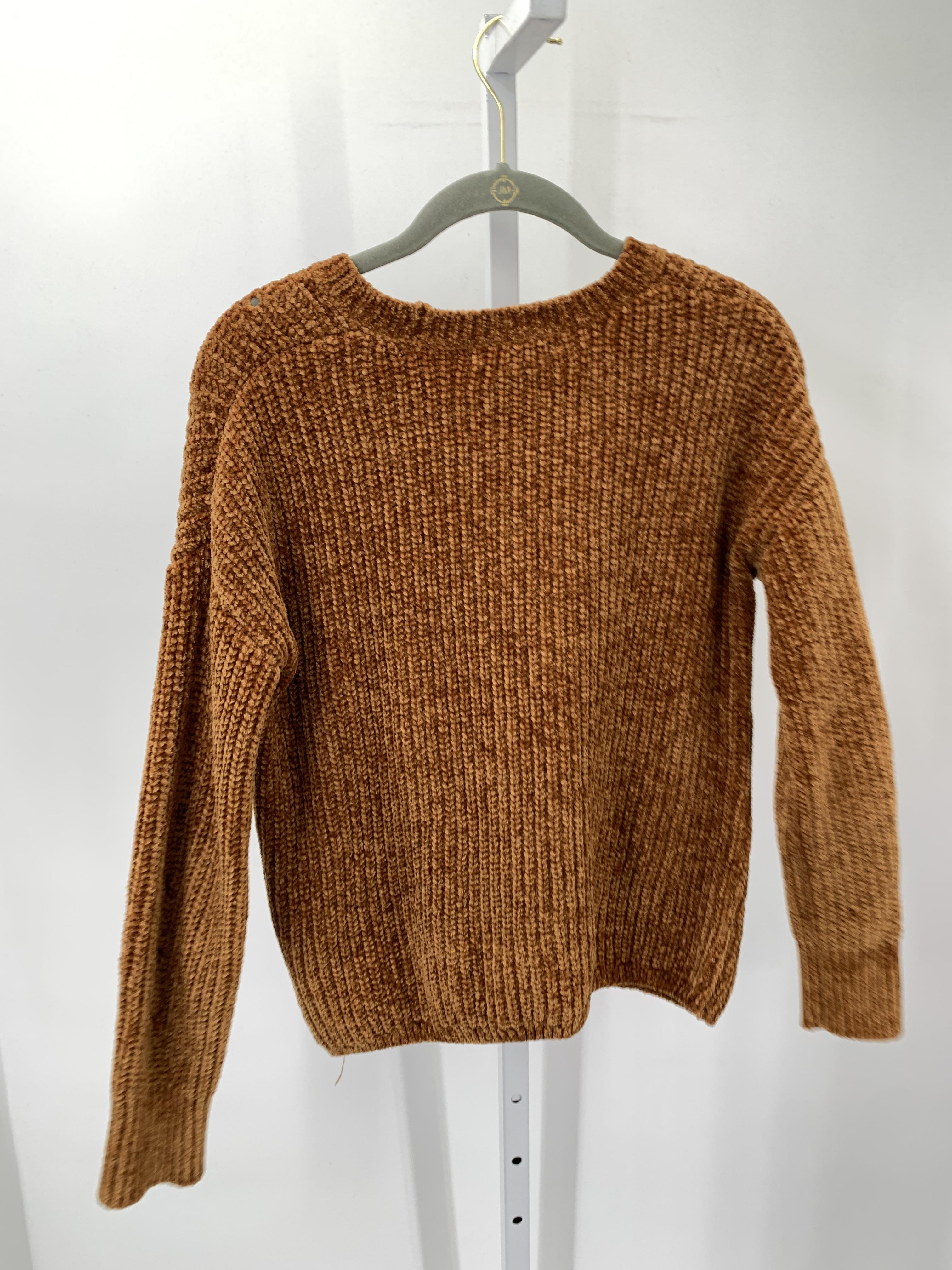 Pink Rose Size Medium Juniors Long Sleeve Sweater