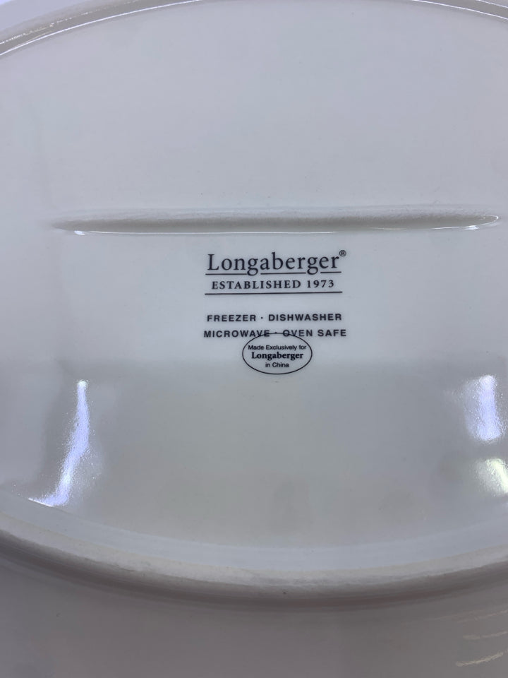 NIB NATURE'S GARLAND PLATTER- LONGABERGER.