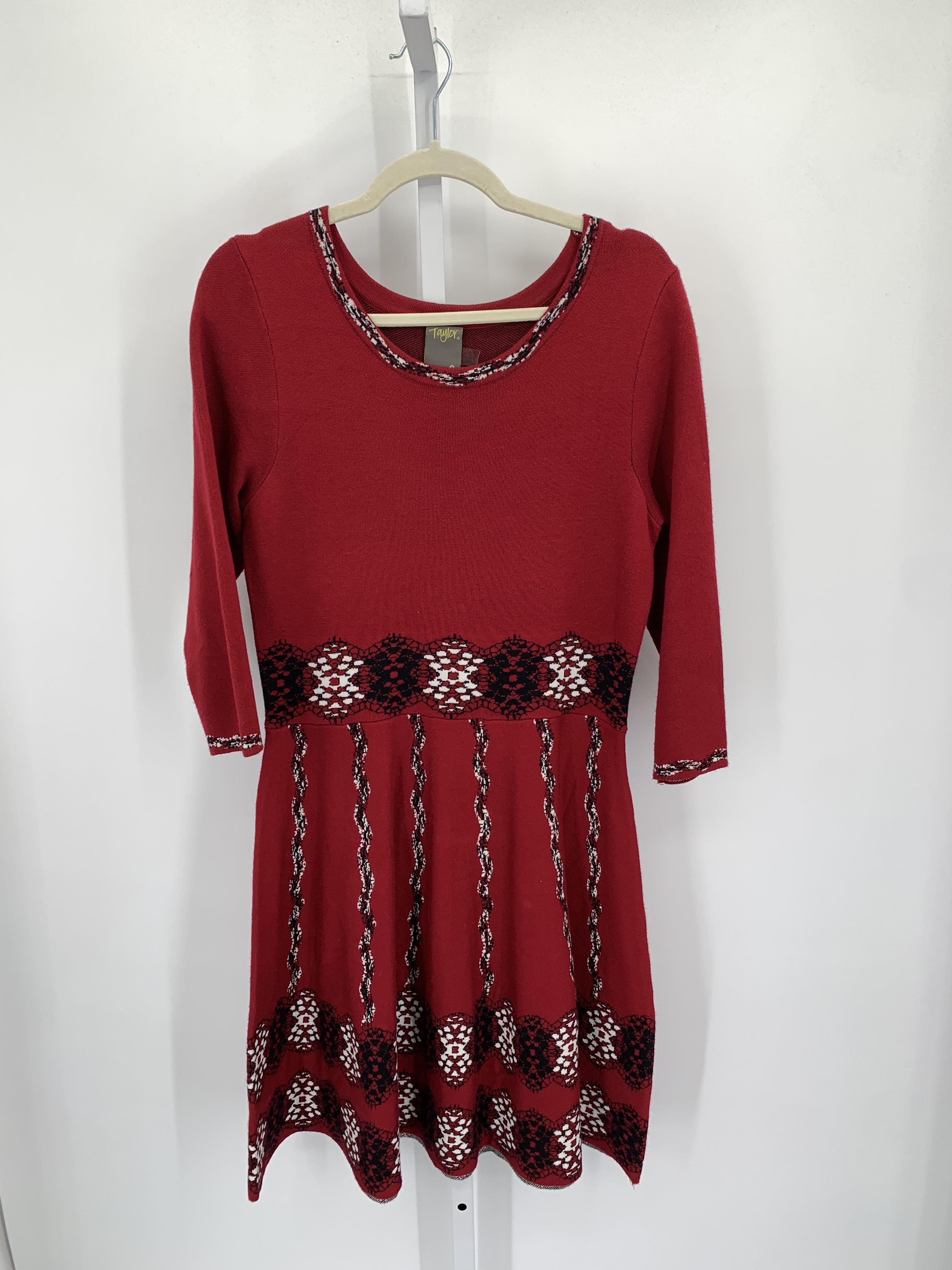 Size Large Misses Long Sleeve Dress