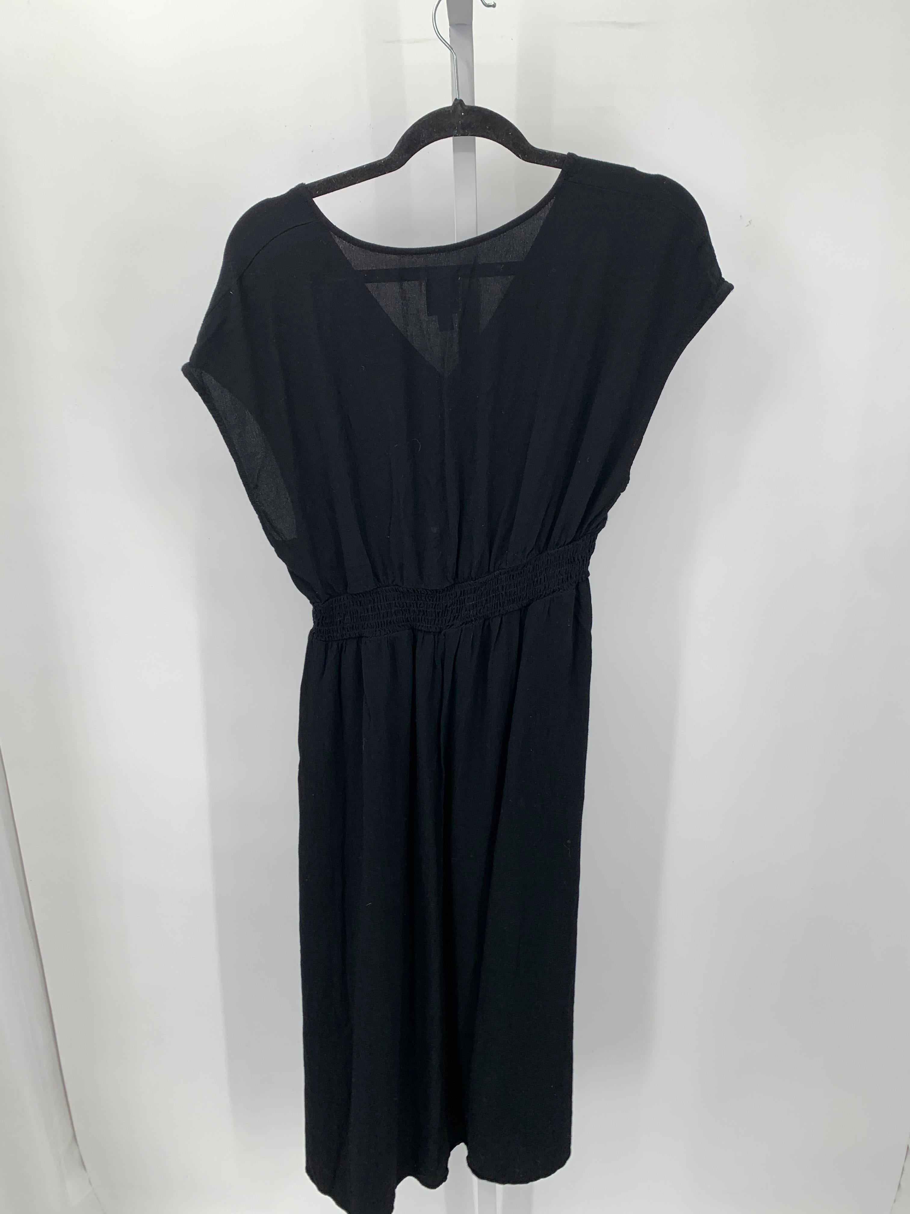 Gap Black Size Medium Maternity Short Sleeve Dress