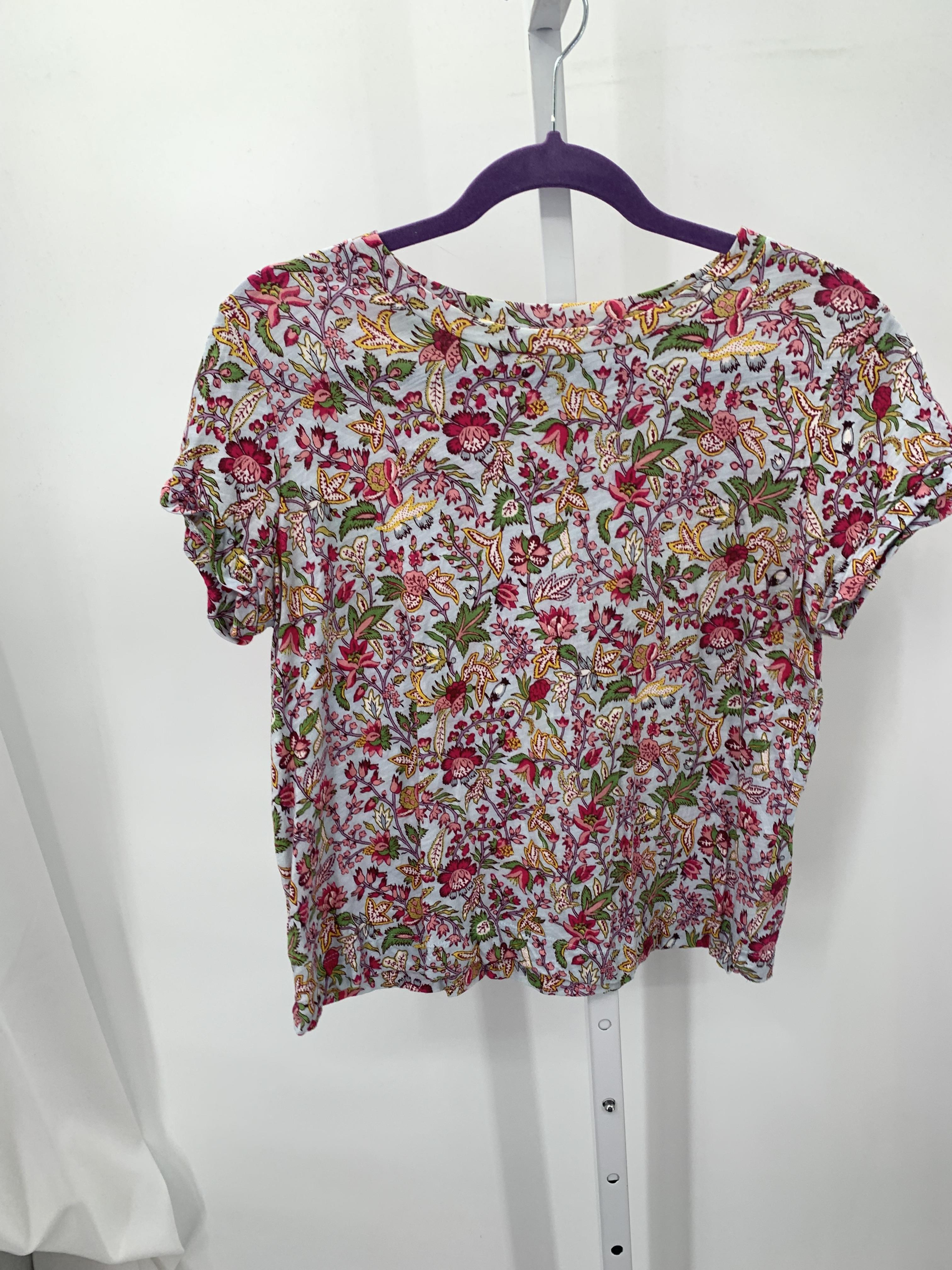 Loft Size Medium Misses Short Sleeve Shirt