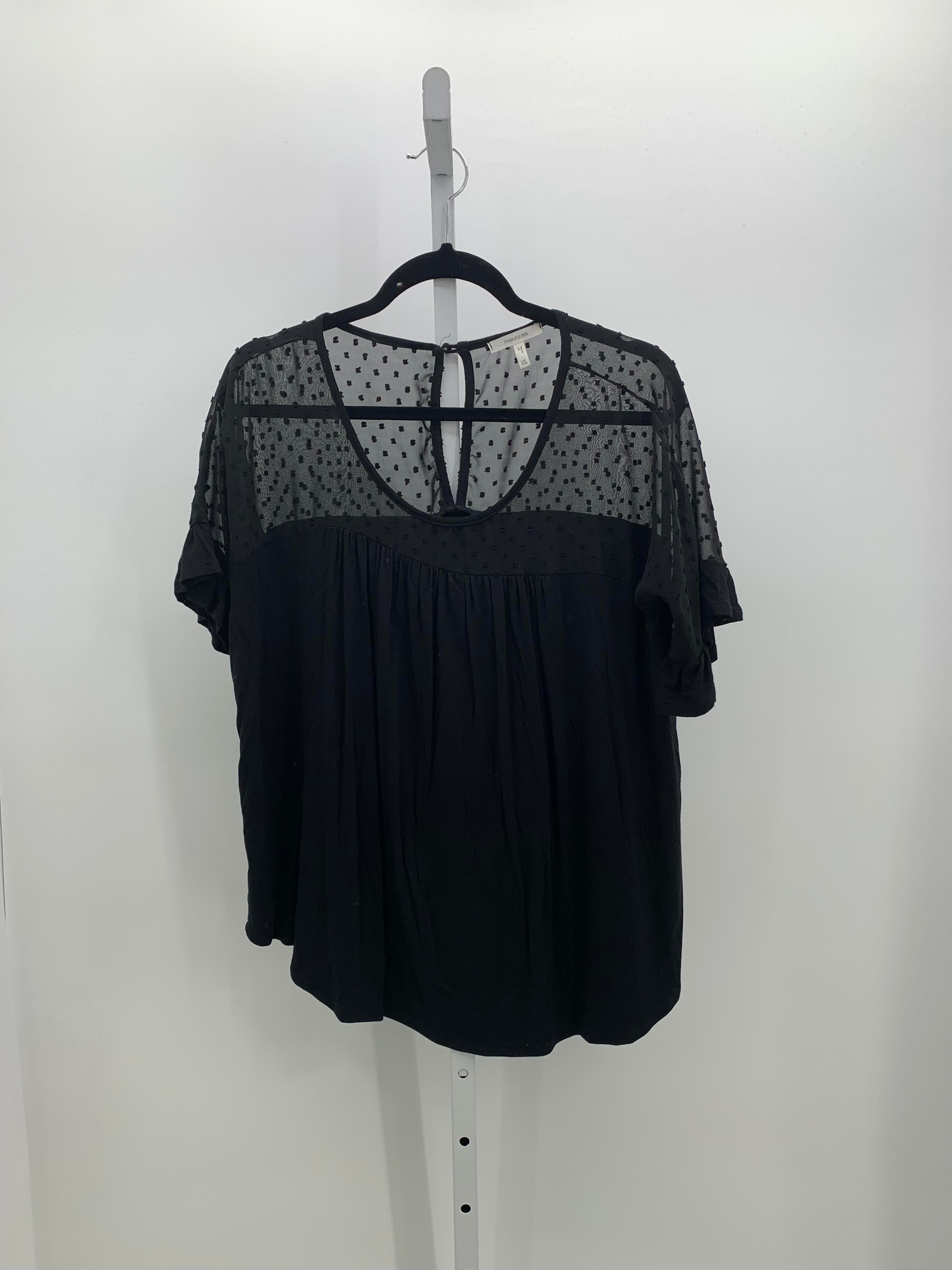 Maurices Size Extra Large Misses Short Sleeve Shirt