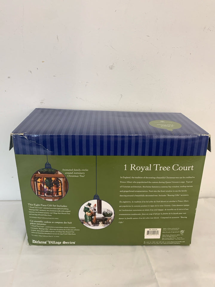 DEPARTMENT 56 ROYAL TREE COURT DICKENS VILLAGE IN BOX