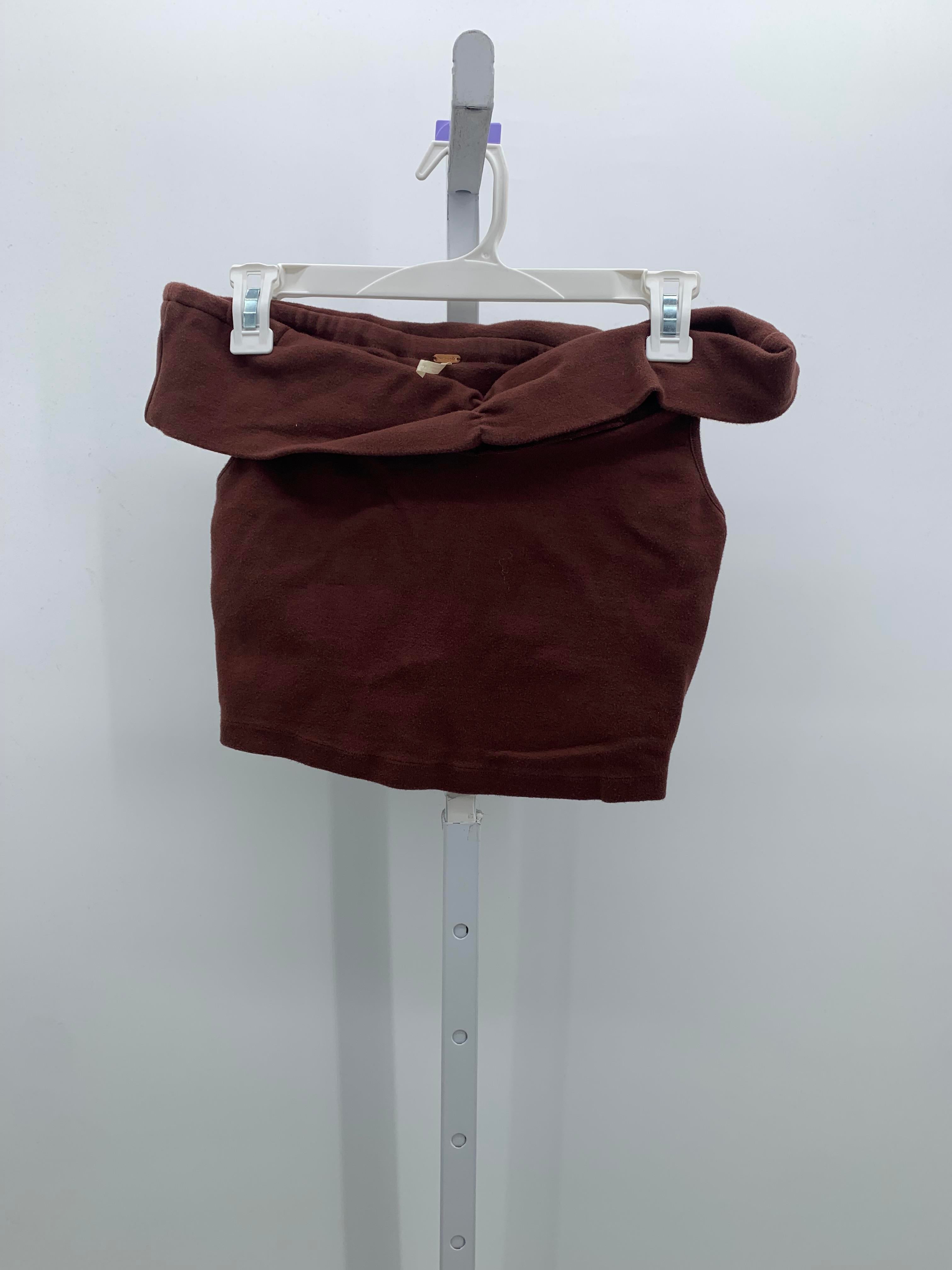 Free People Size Small Misses Short Sleeve Shirt