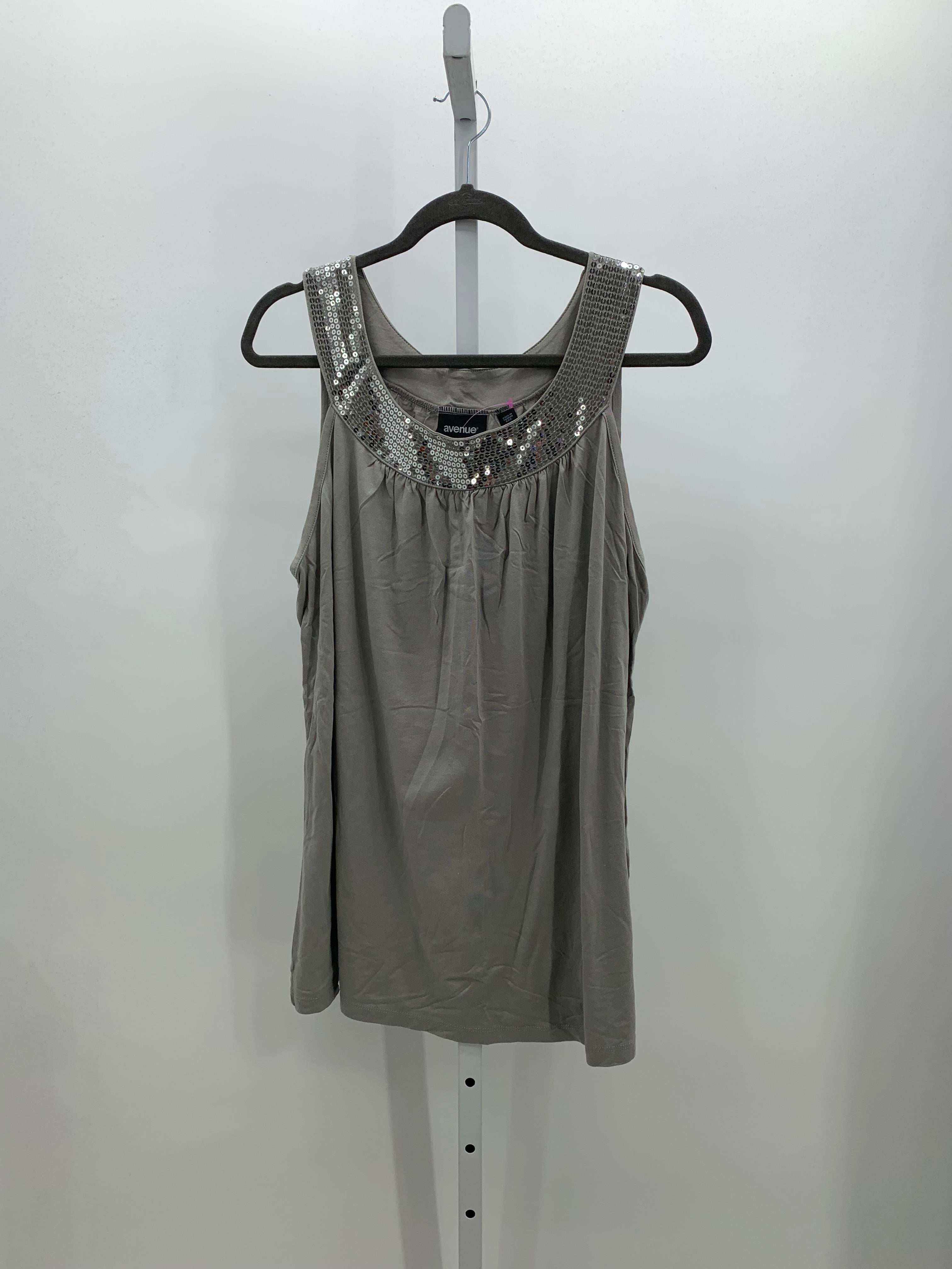 Avenue Size 22/24 W Womens Sleeveless Shirt