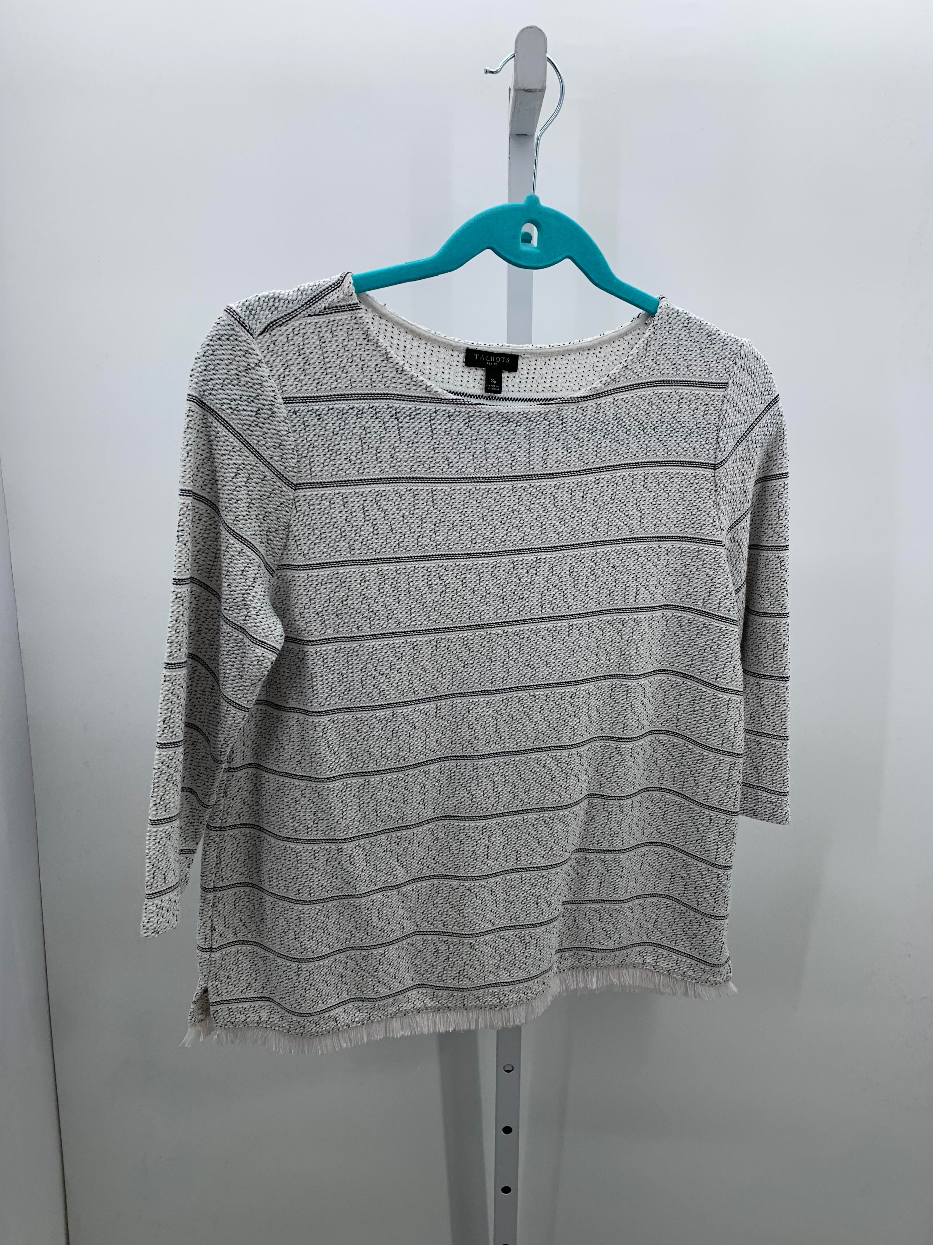 Talbots Size Small Petite Petite 3/4 Sleeve Sweater