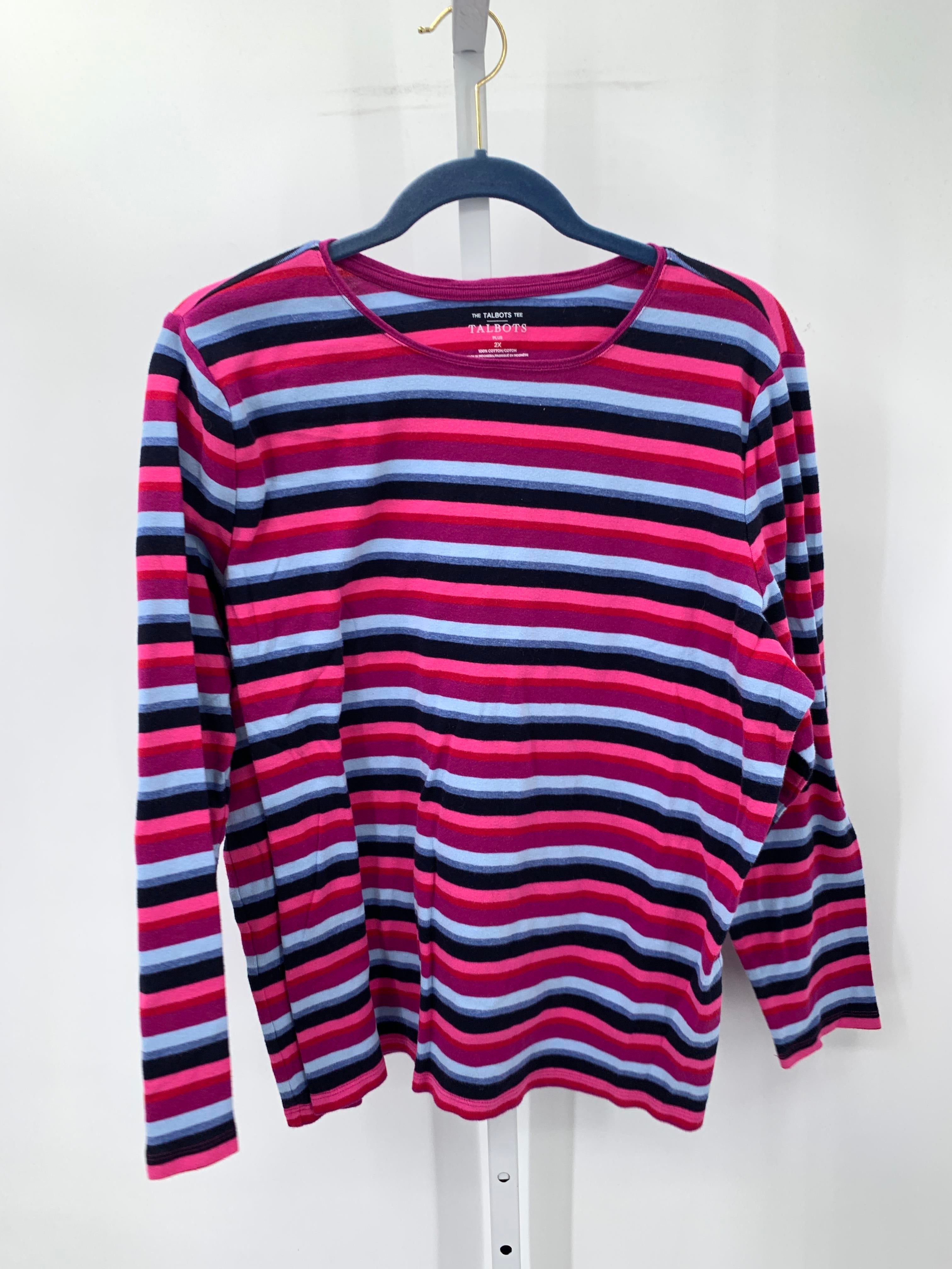 Talbots Size 2X Womens Long Sleeve Shirt