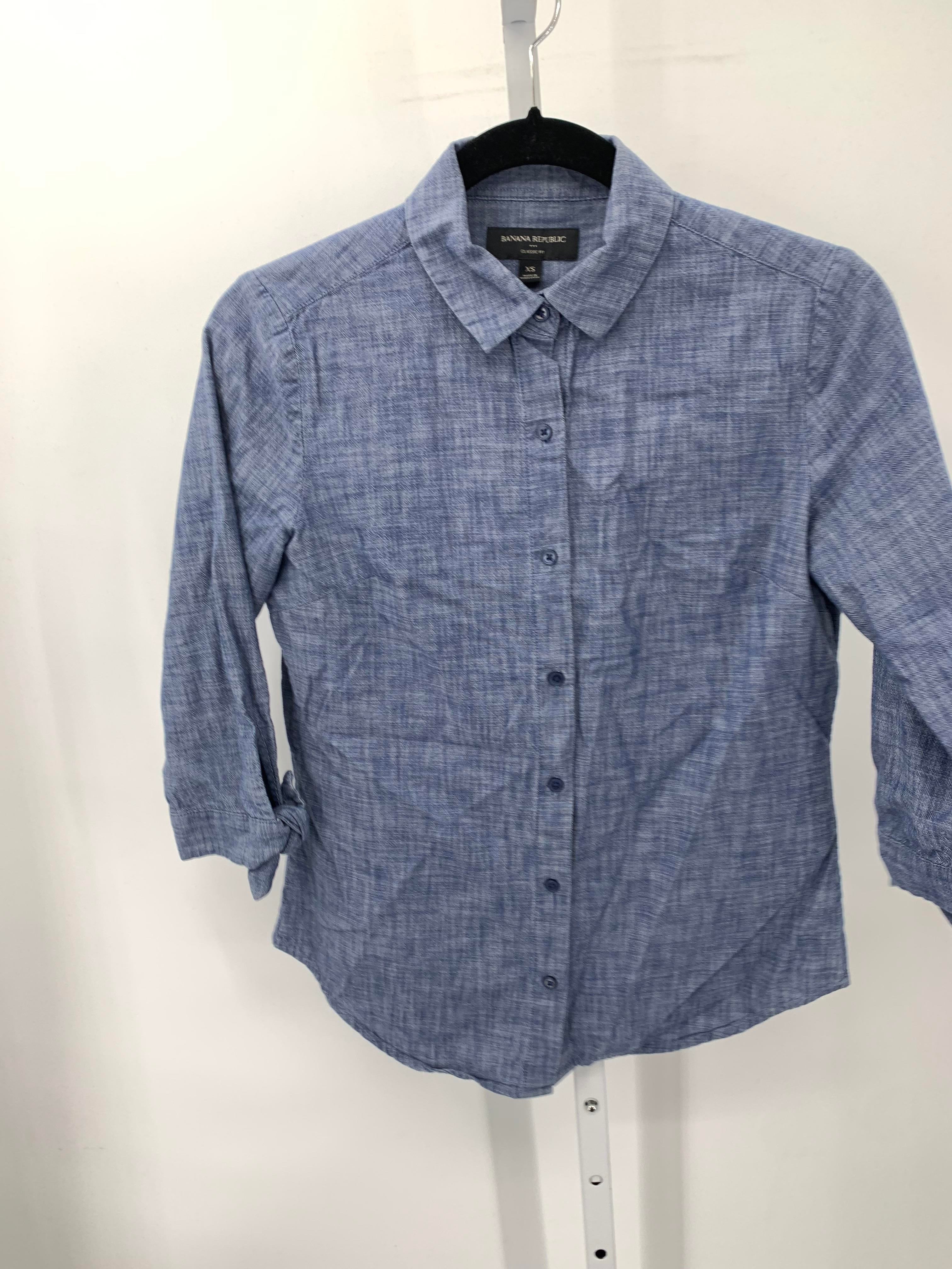 Banana Republic Size X Small Misses 3/4 Sleeve Shirt