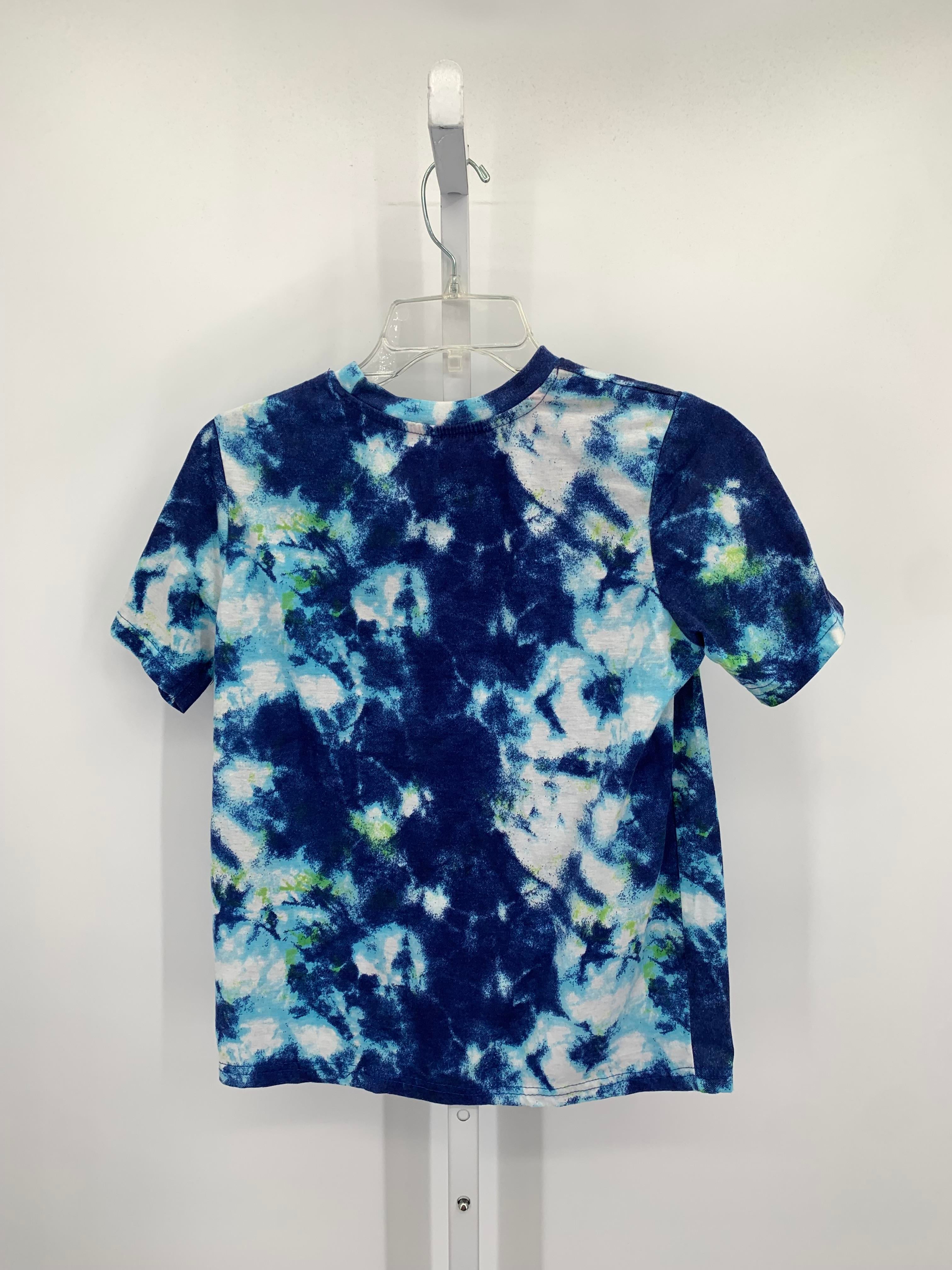 DRIP BLUE WHITE LOGO TEE