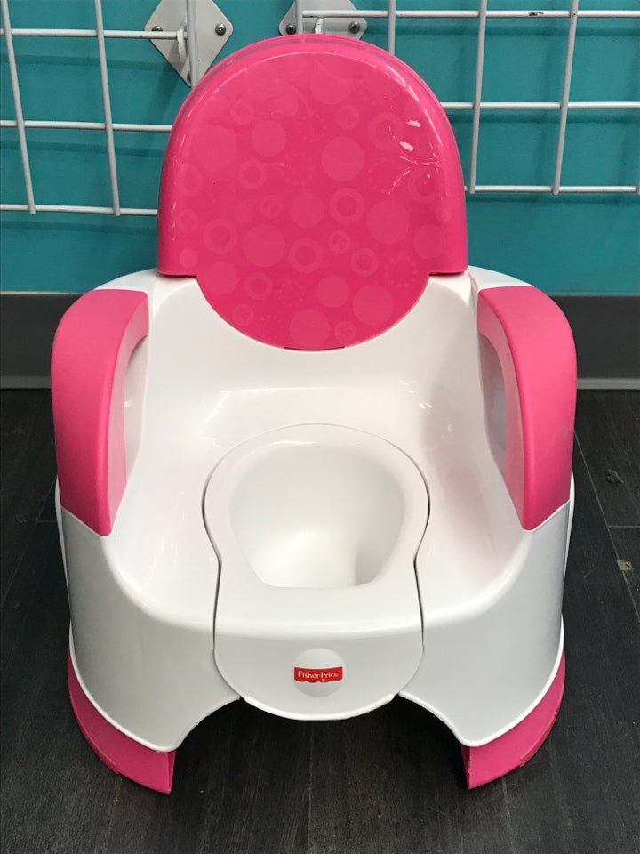 pink Fisher-Price training potty