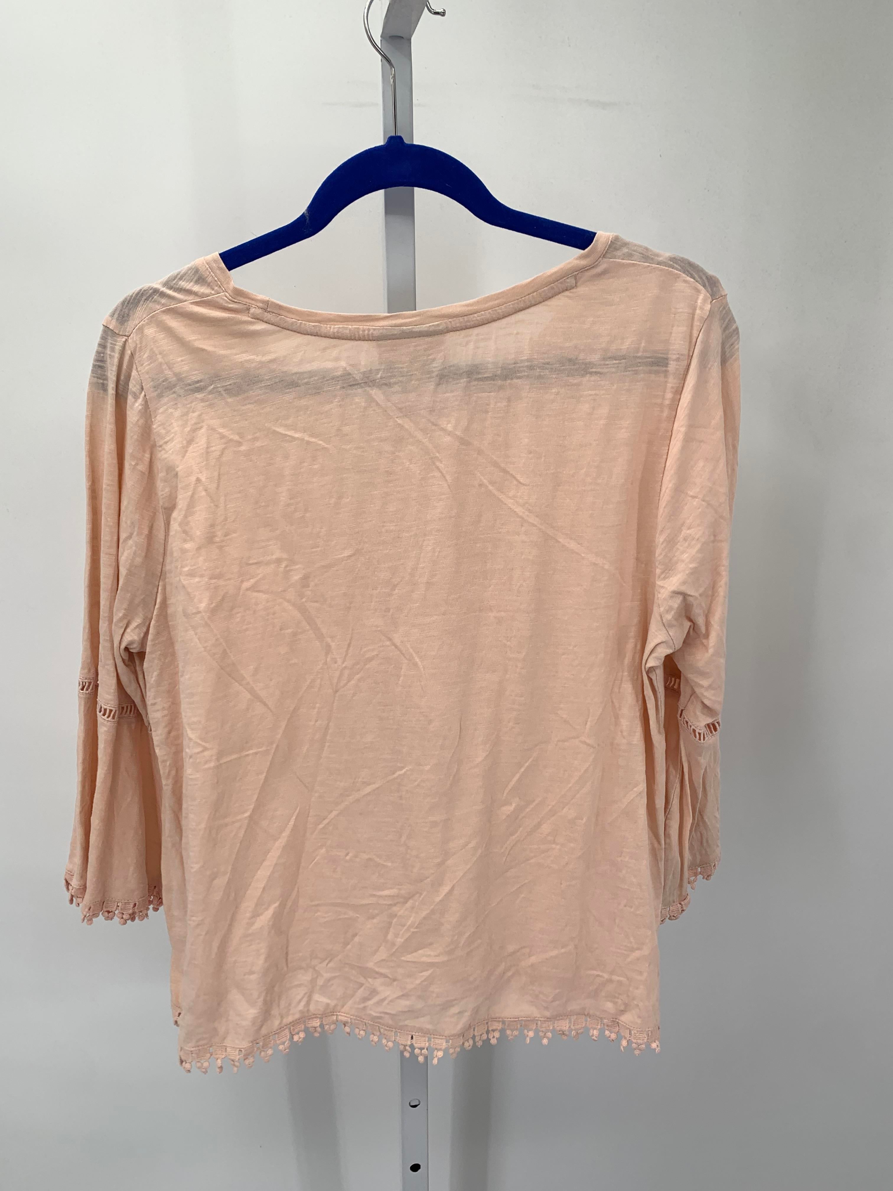 Style & Co. Size Large Petite Petite 3/4 Sleeve Shirt
