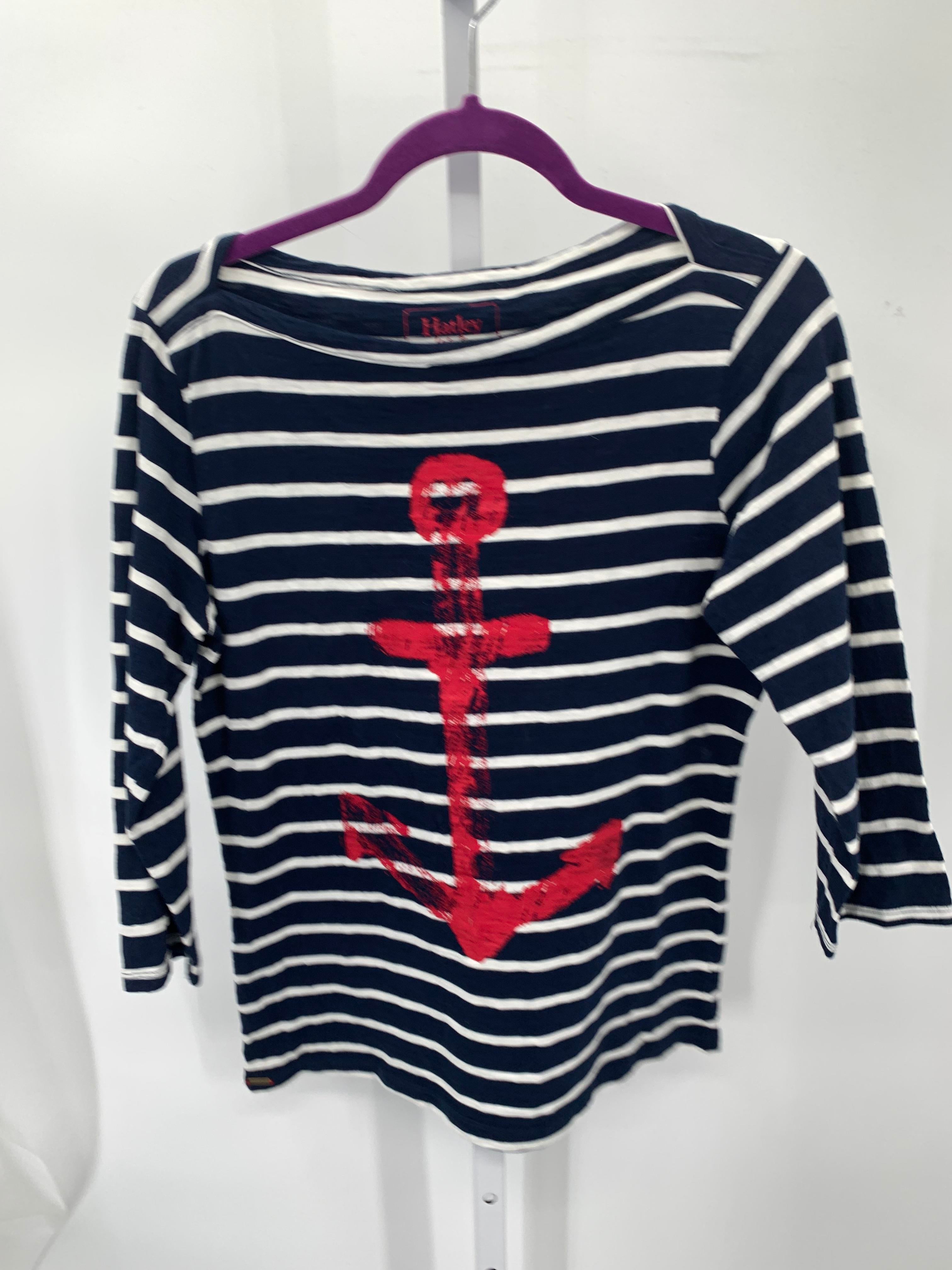 Hatley Size Large Misses 3/4 Sleeve Shirt