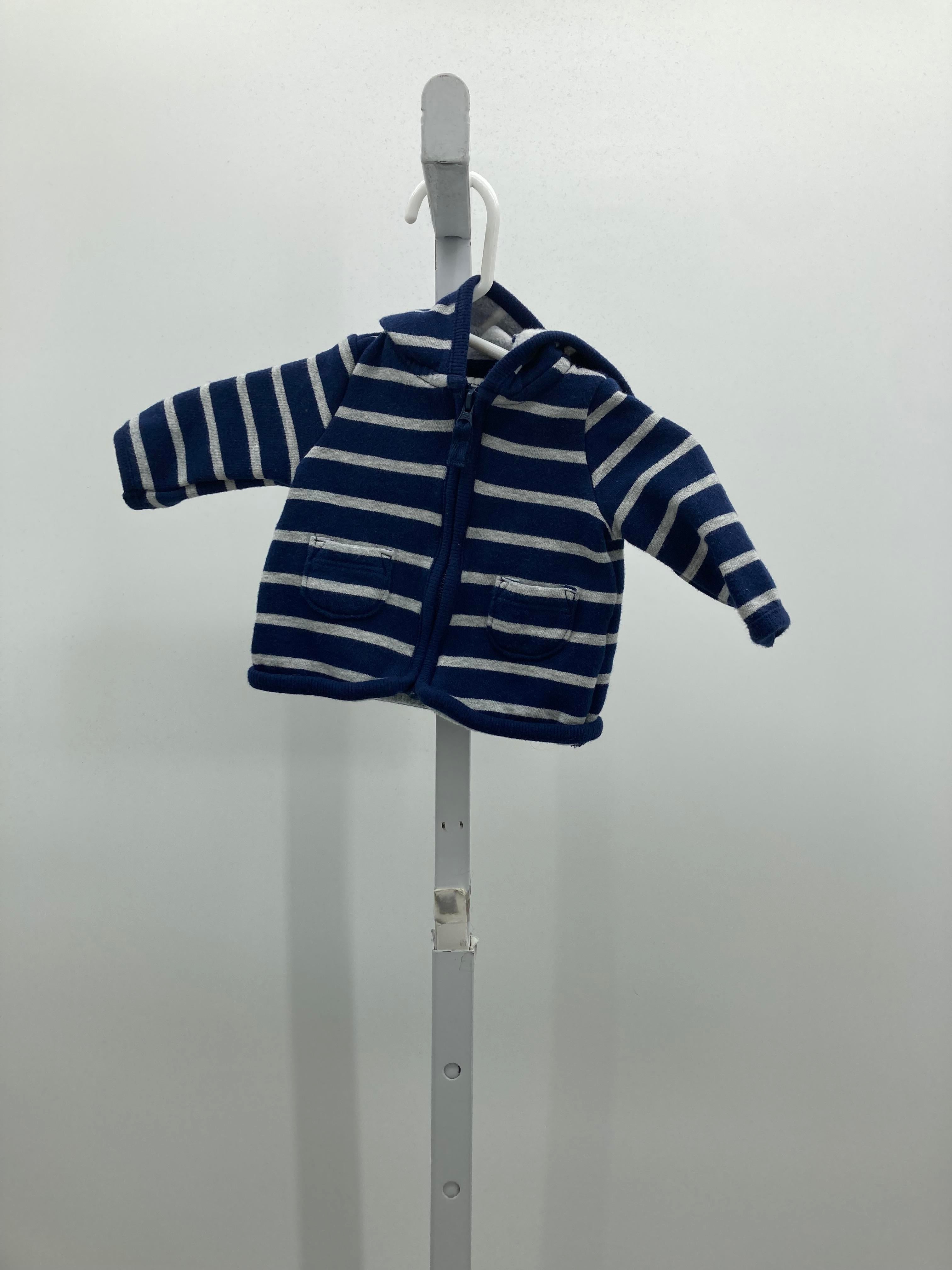 GREY STRIPES HOODED ZIP