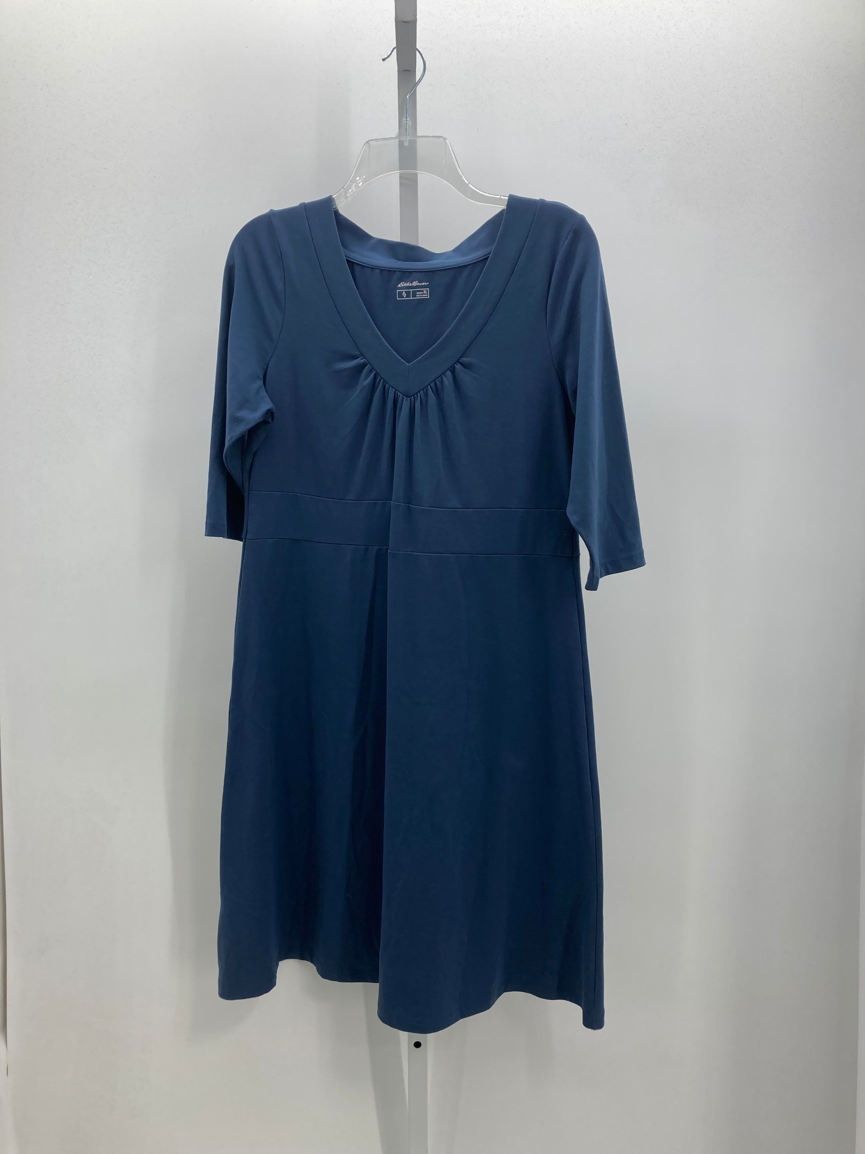 Eddie Bauer Size Extra Large Misses Short Sleeve Dress