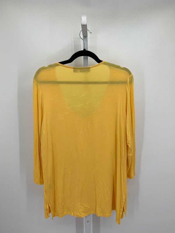 Metaphor Size Extra Large Misses 3/4 Sleeve Shirt