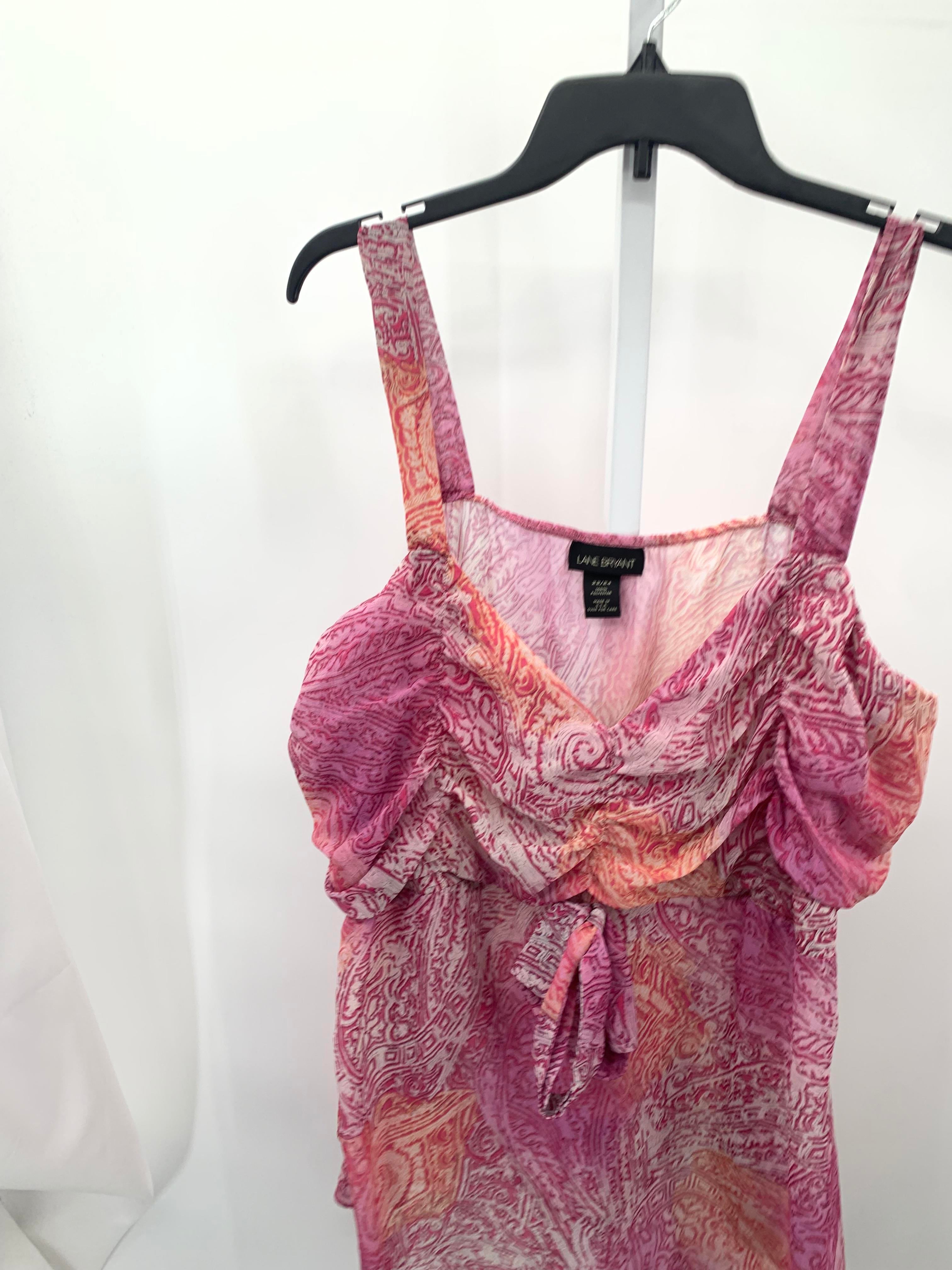 Lane Bryant Size 22/24 W Womens Sleeveless Shirt