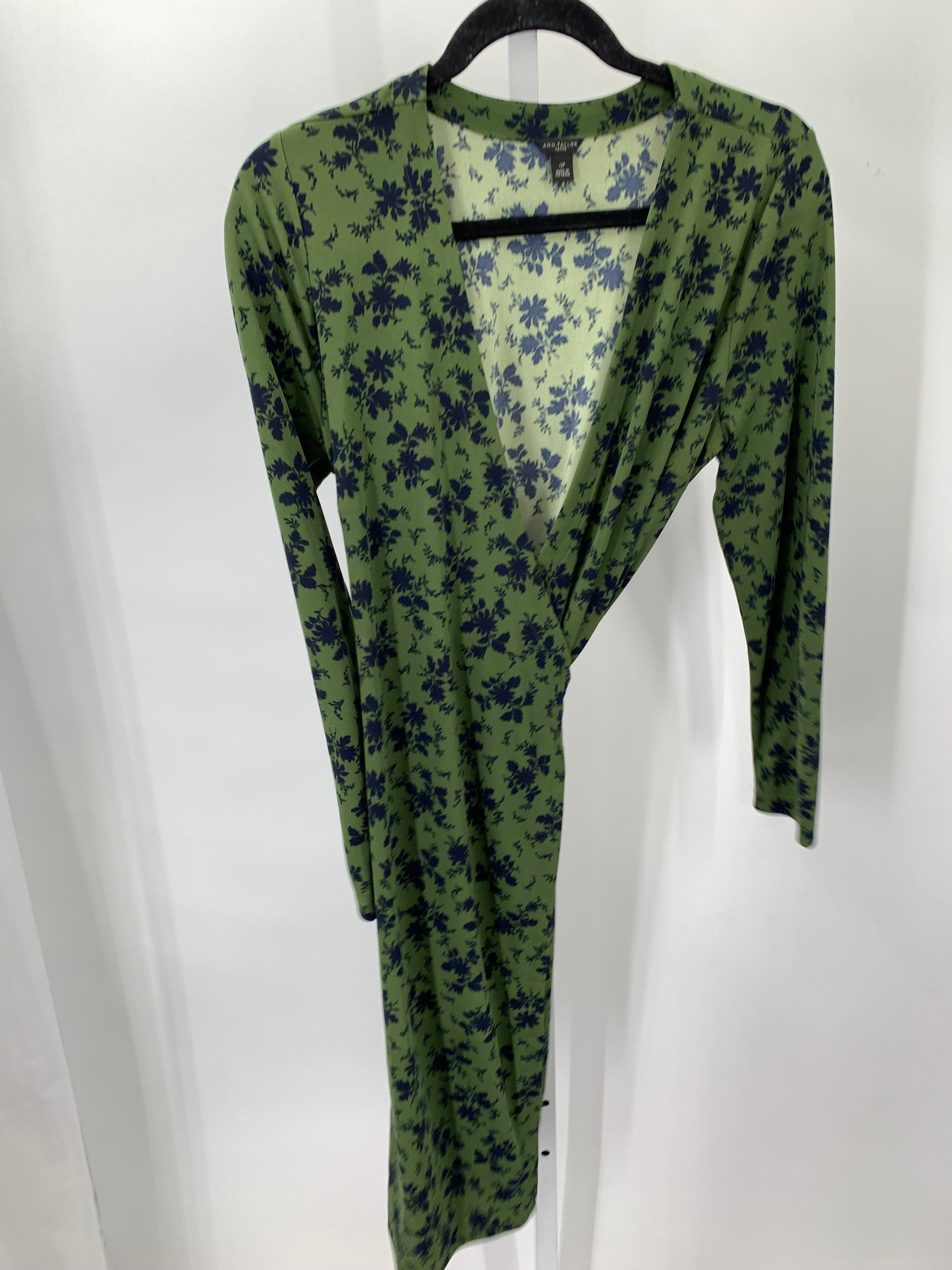Ann Taylor Size 12 Petite Petite Long Sleeve Dress
