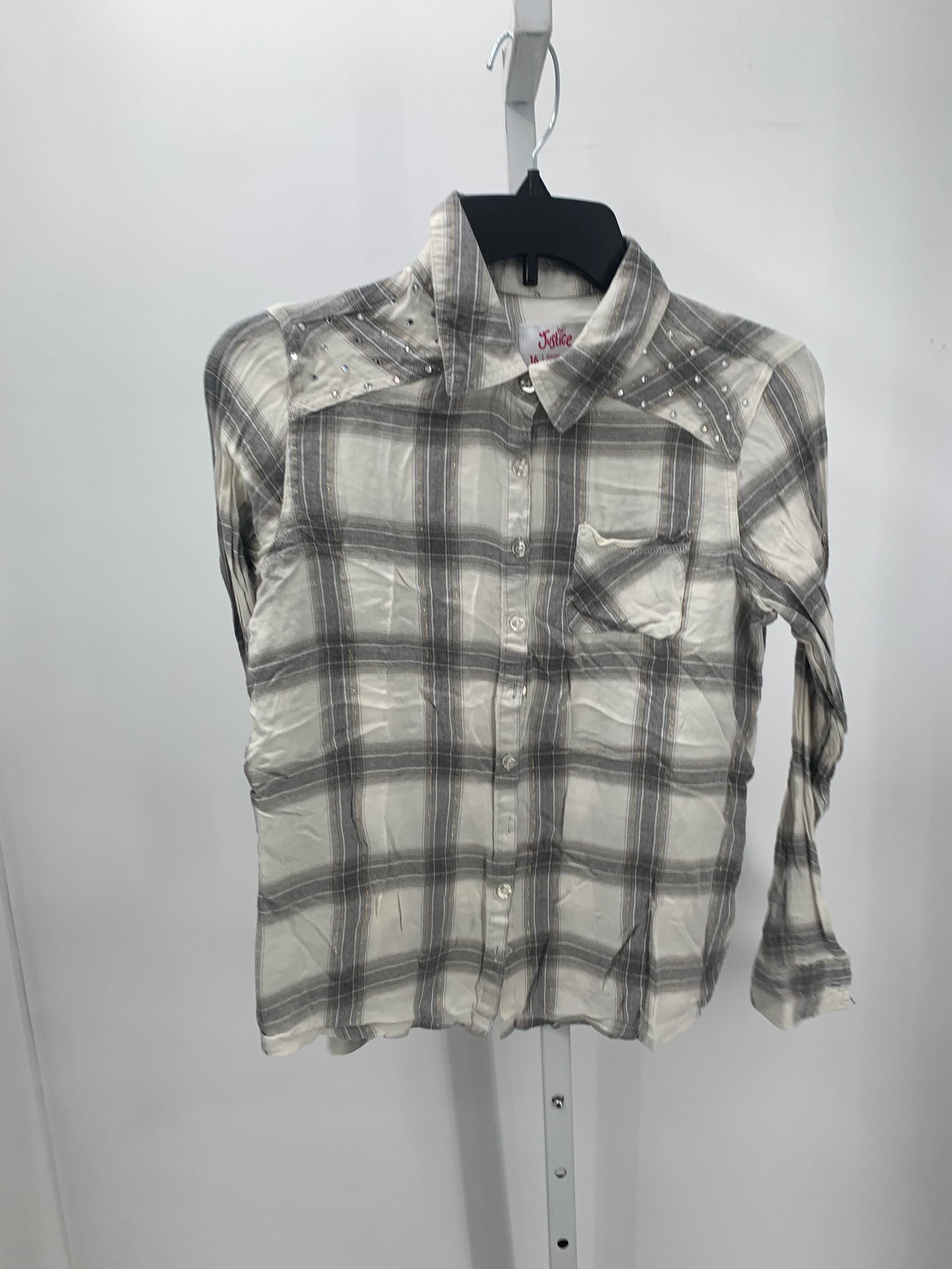 Justice Size 16 Girls Long Sleeve Shirt