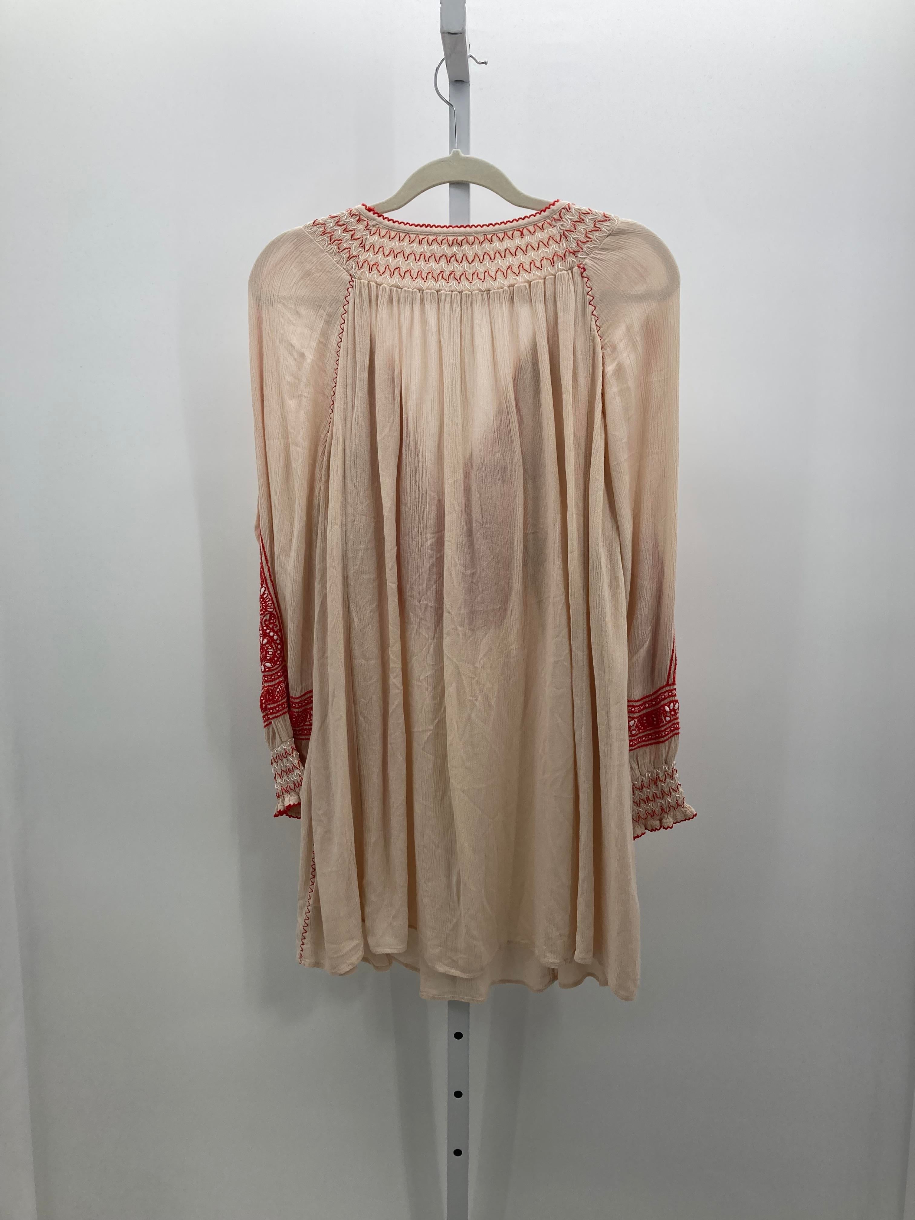 Free People Size Small Misses Long Sleeve Dress