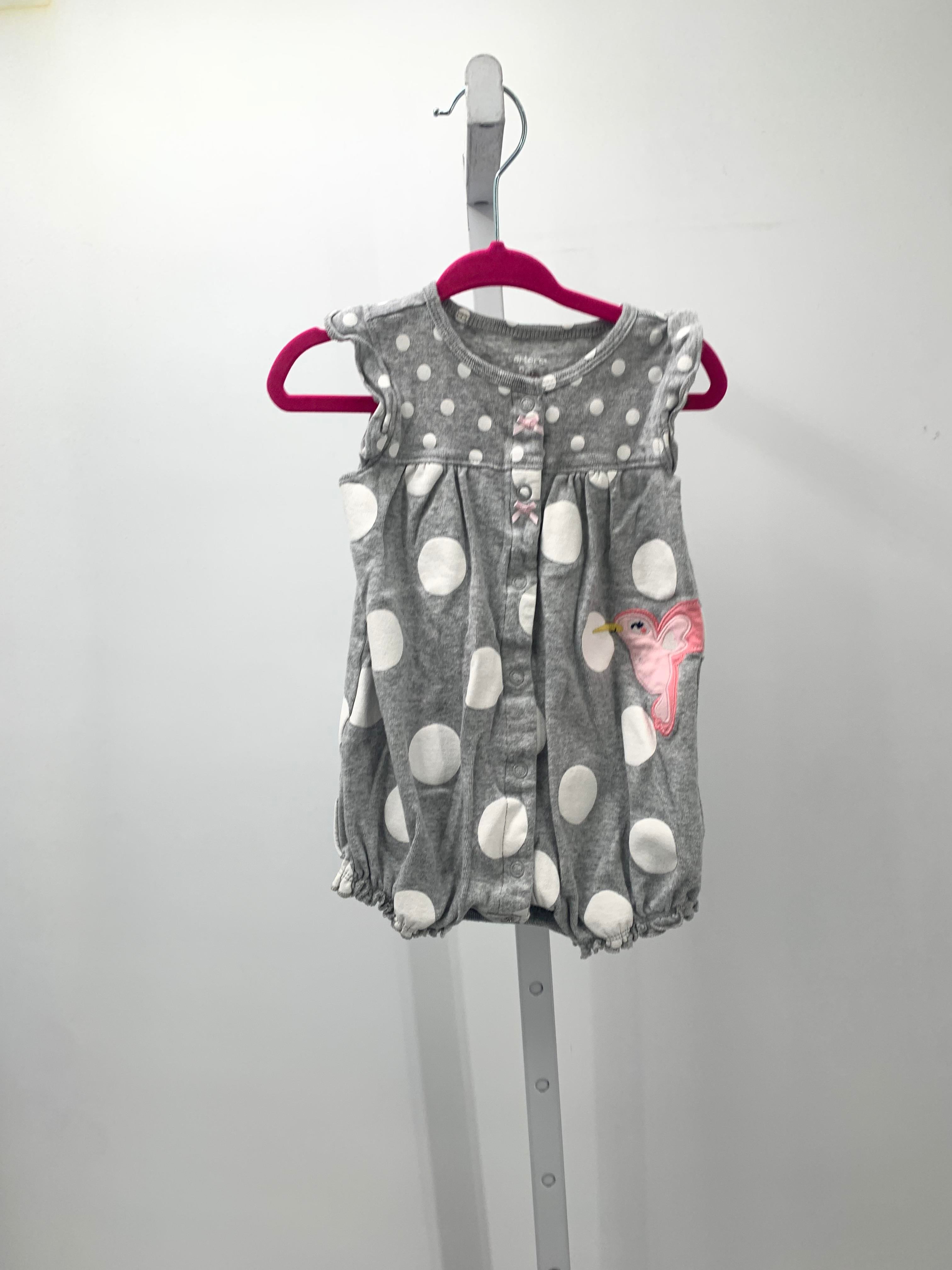 Carters Size 9 Months Girls Short Slv. Romper