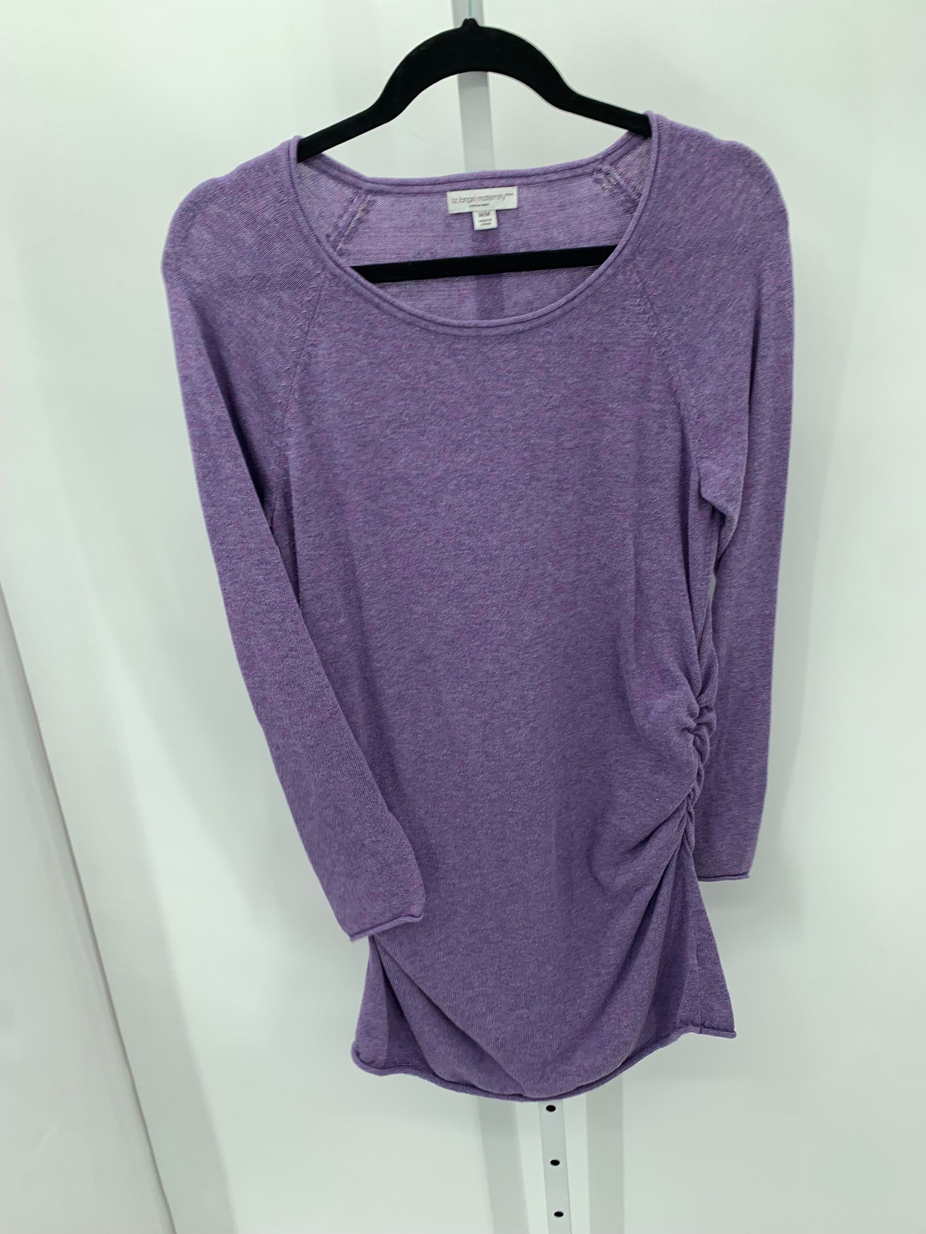 Liz Lange Purple Size Medium Misses Long Sleeve Sweater