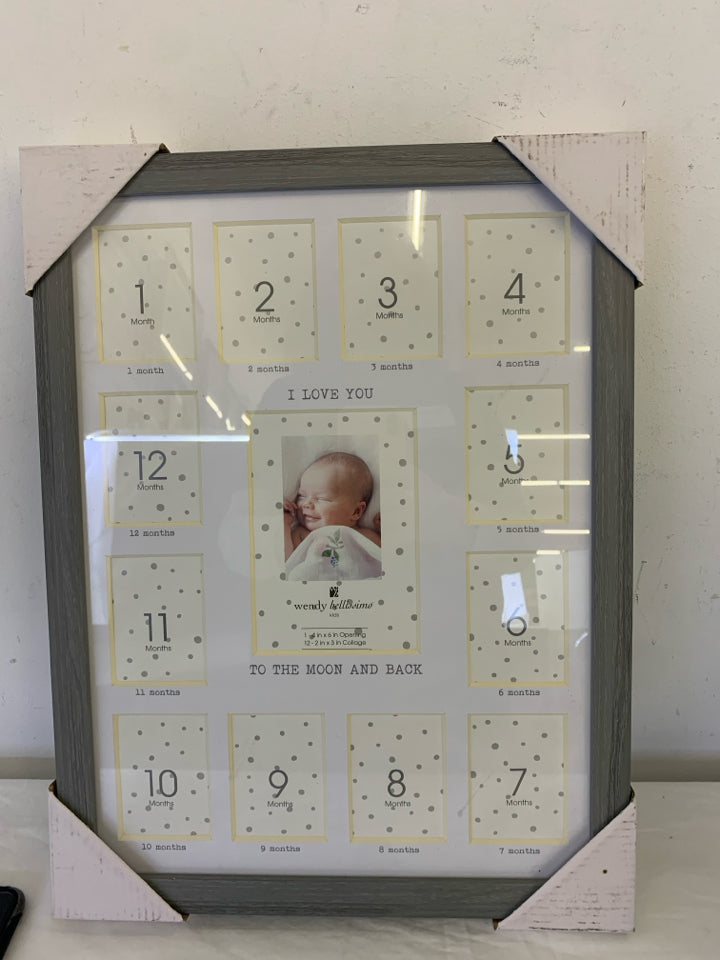 NEW I LOVE YOU BABY PHOTO FRAME COLLAGE.