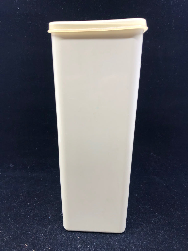 VTG TAN TUPPERWARE CHEESE CONTAINER.