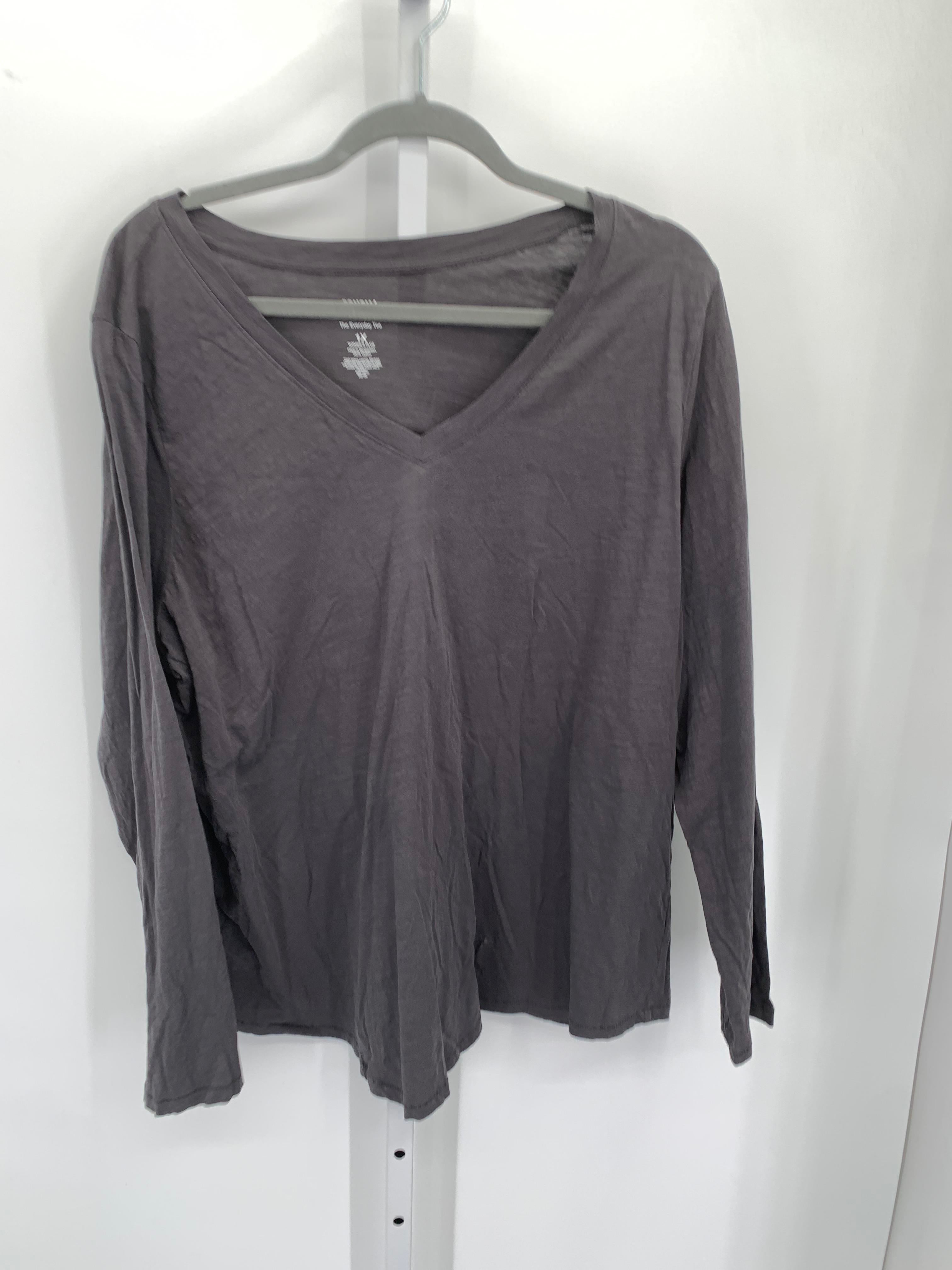 Sonoma Size 1X Womens Long Sleeve Shirt