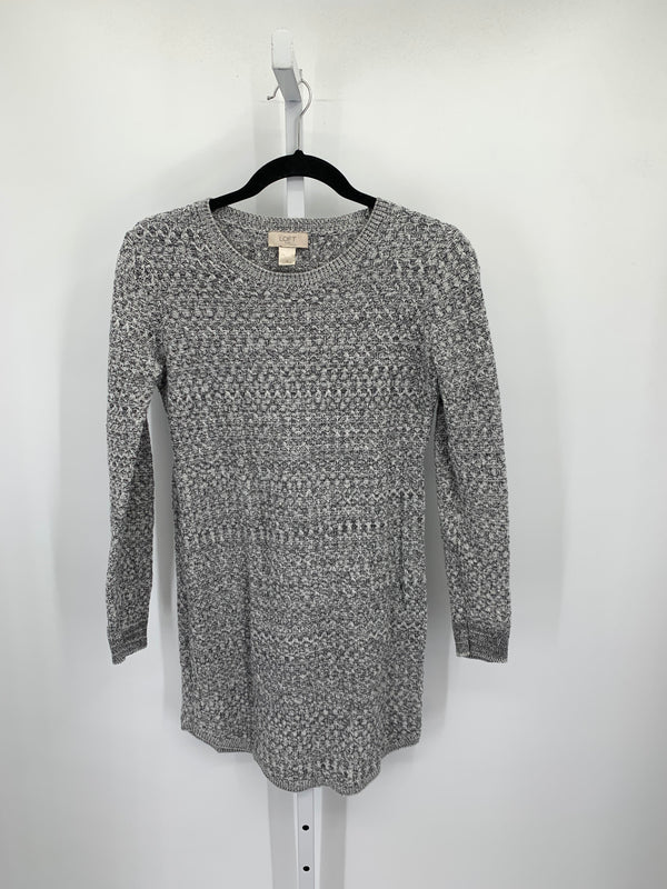 Loft Size Small Misses Long Slv Sweater