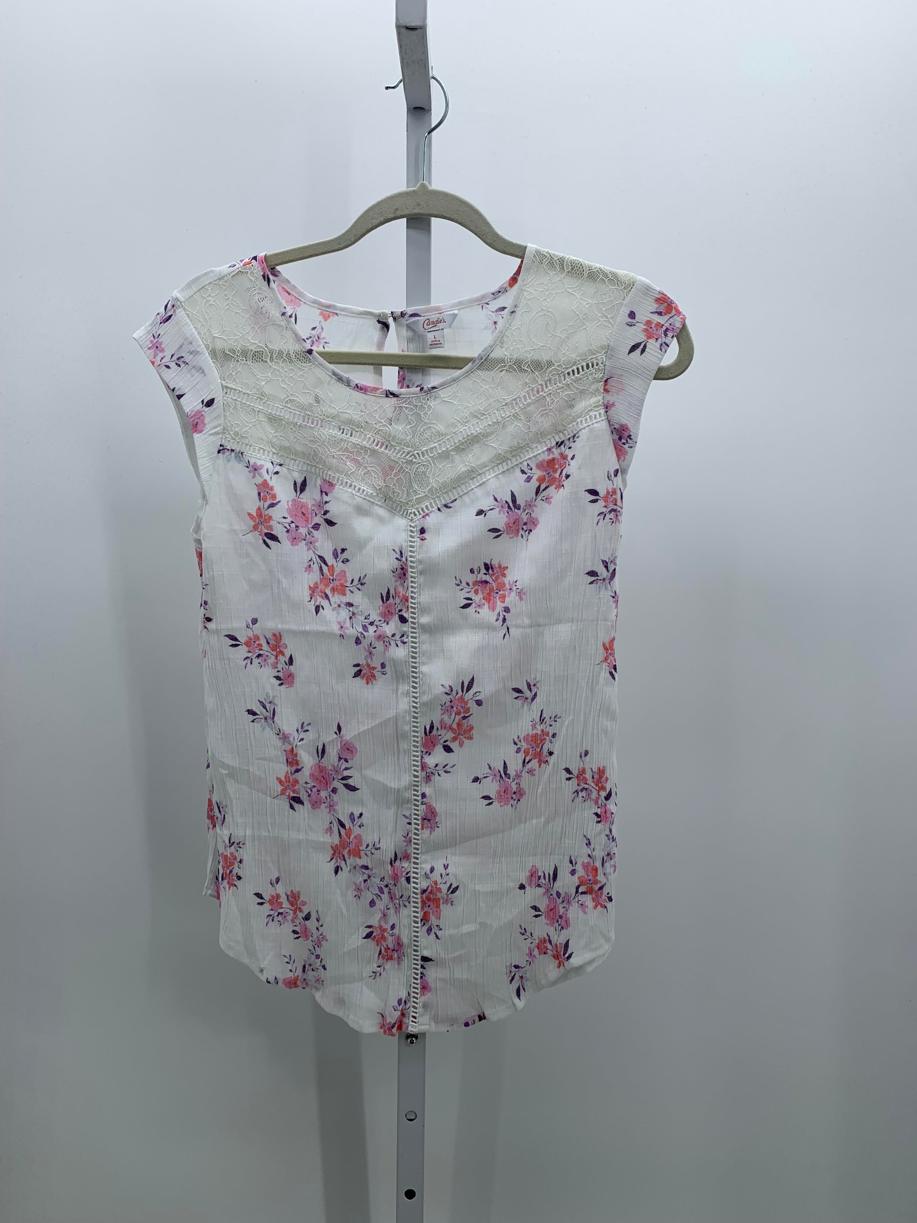 Candies Size Large Juniors Sleeveless Shirt