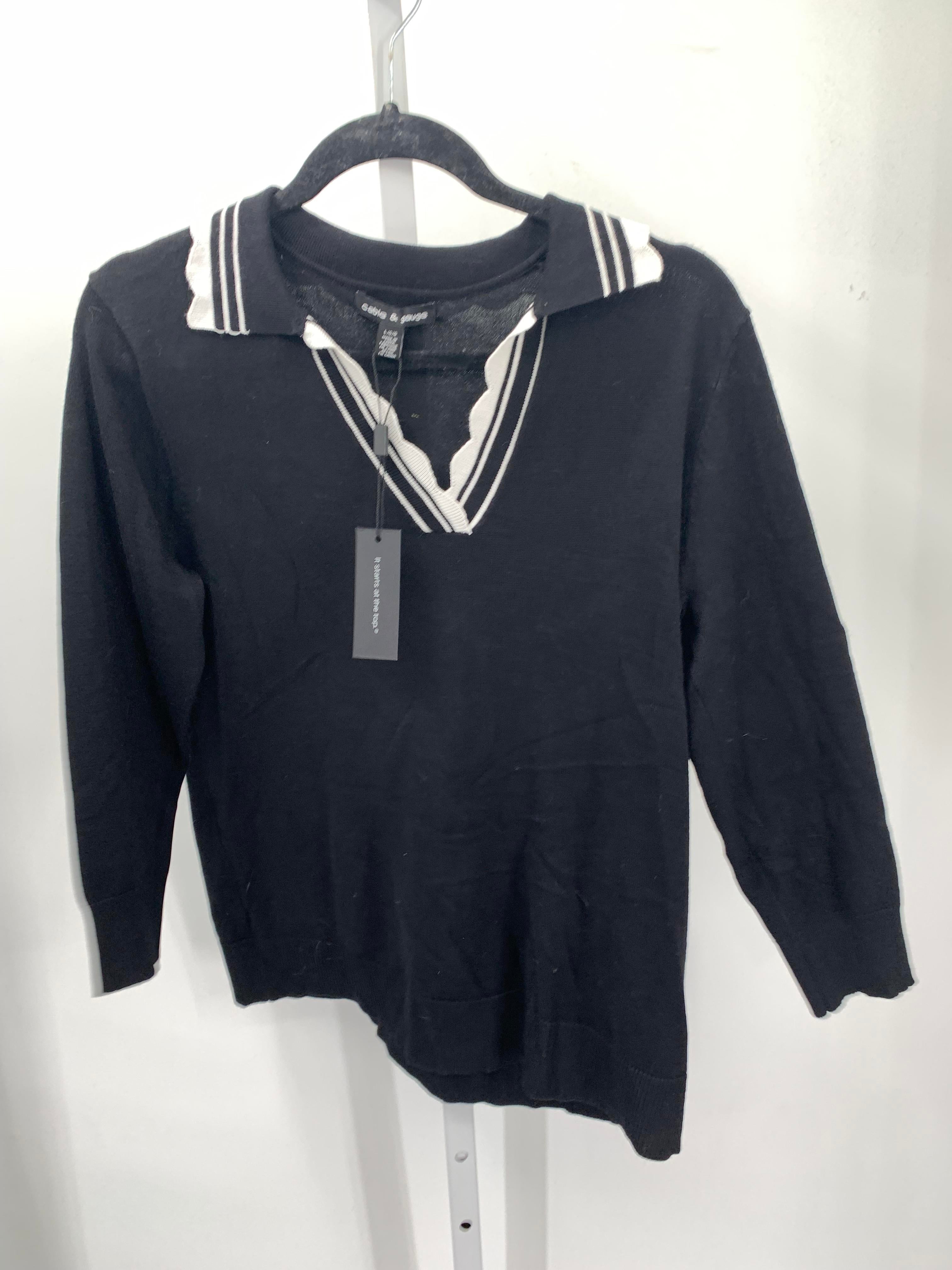Cable & Gauge Size Large Misses 3/4 Sleeve Sweater