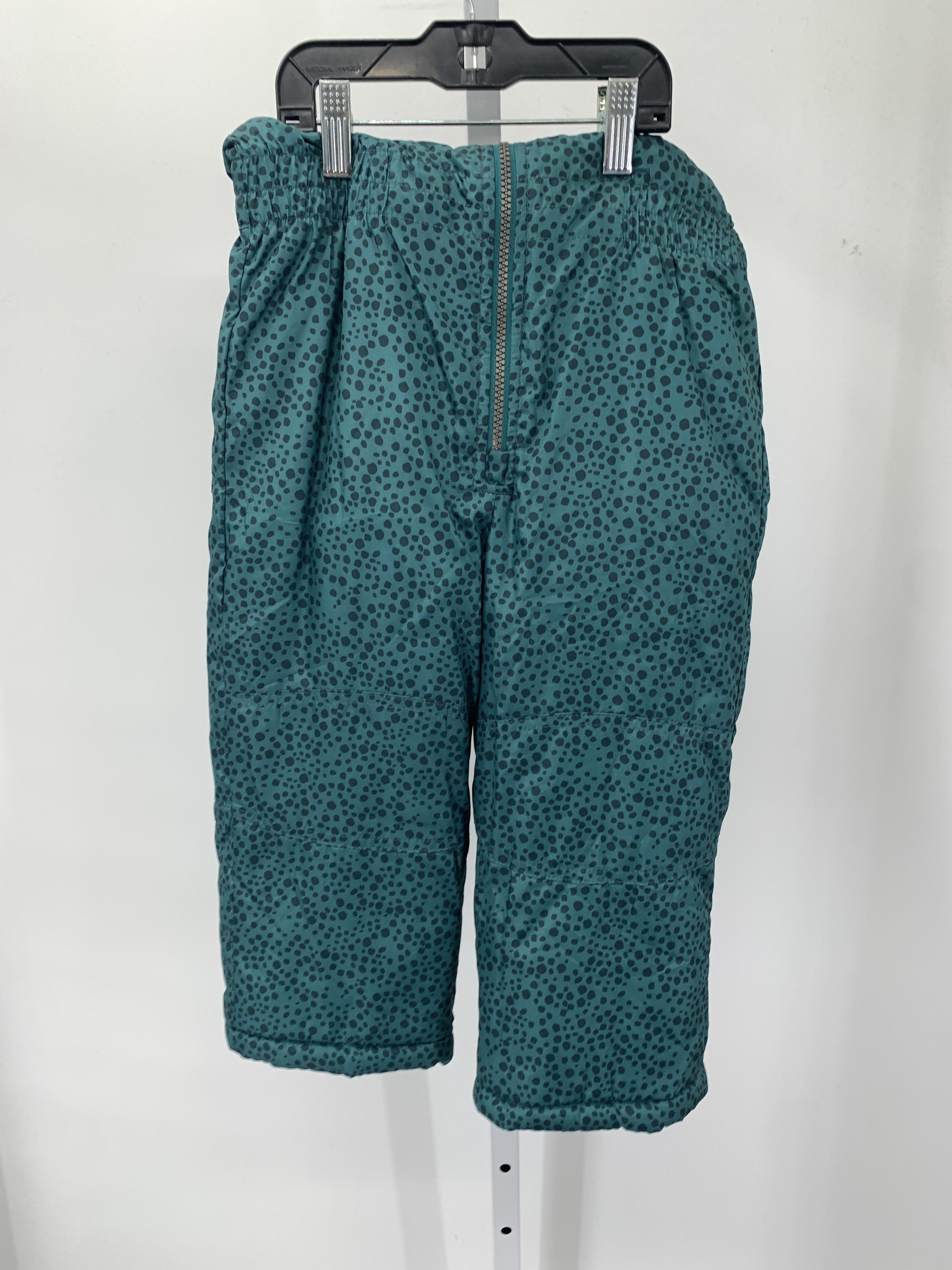 DOTTED PATTERN BIB SNOW PANTS