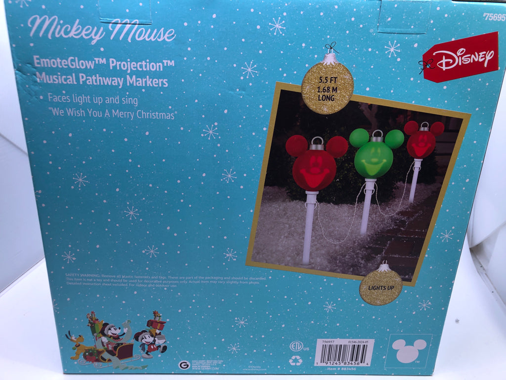 NIB MICKEY MOUSE PATHWAY MARKERS.