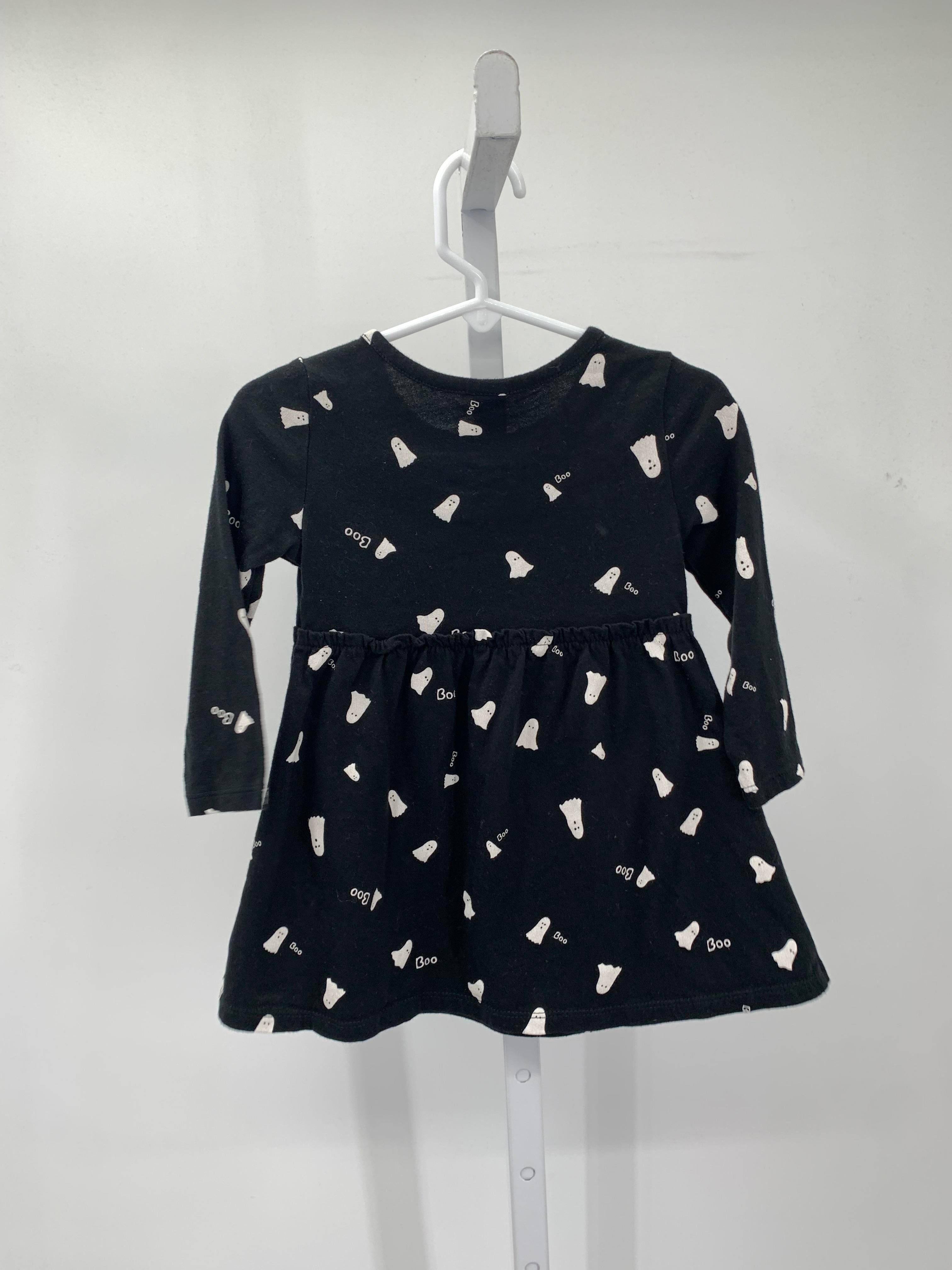 LONG SLV DRESS BOO GHOSTS
