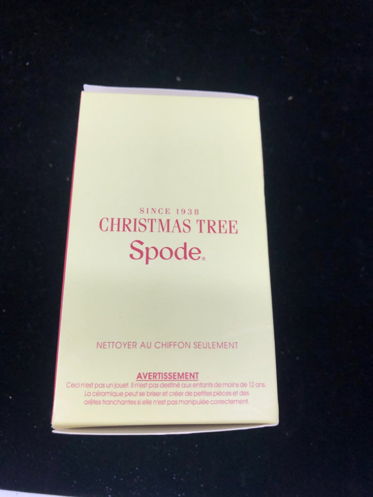 SPODE TEDDY BEAR ORNAMENT.