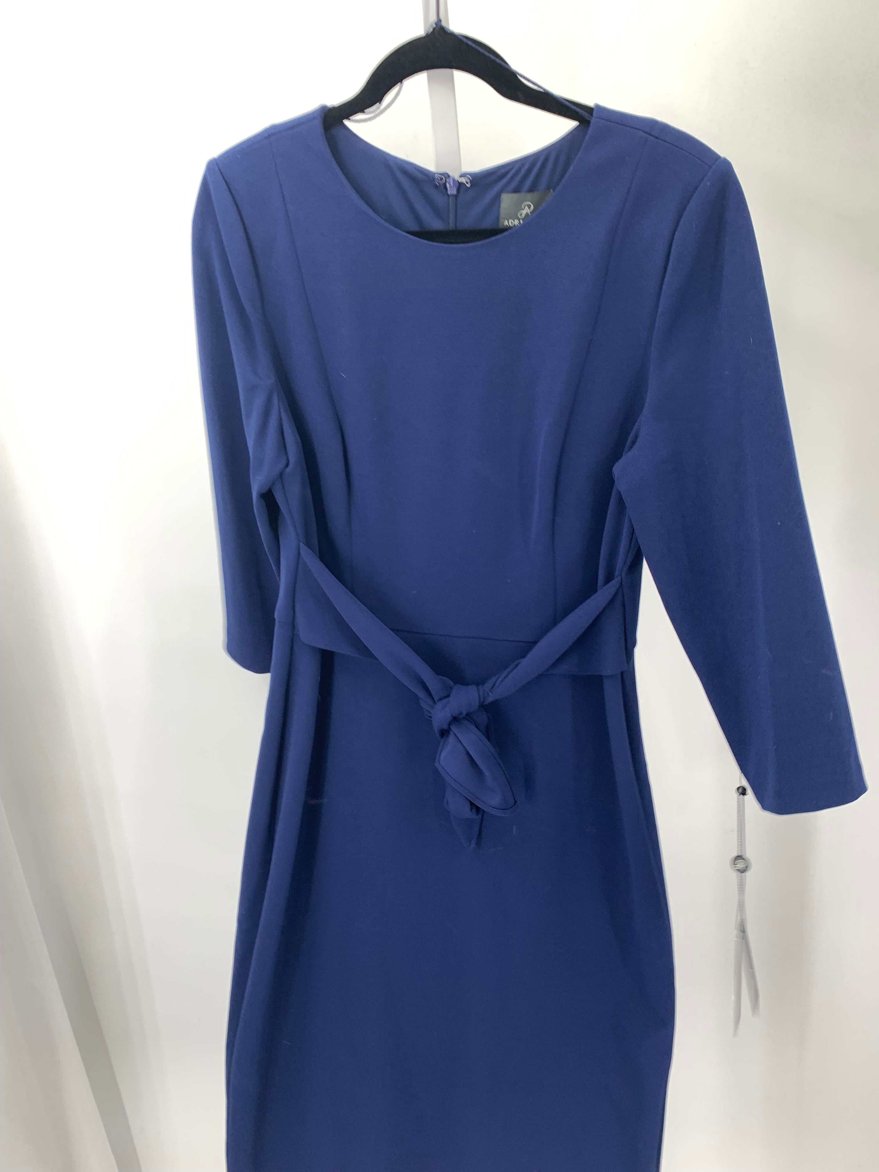 Adrianna Papell Size 14 Misses 3/4 Sleeve Dress