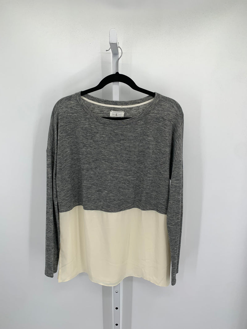 Lou & Grey Size Medium Misses Long Sleeve Shirt