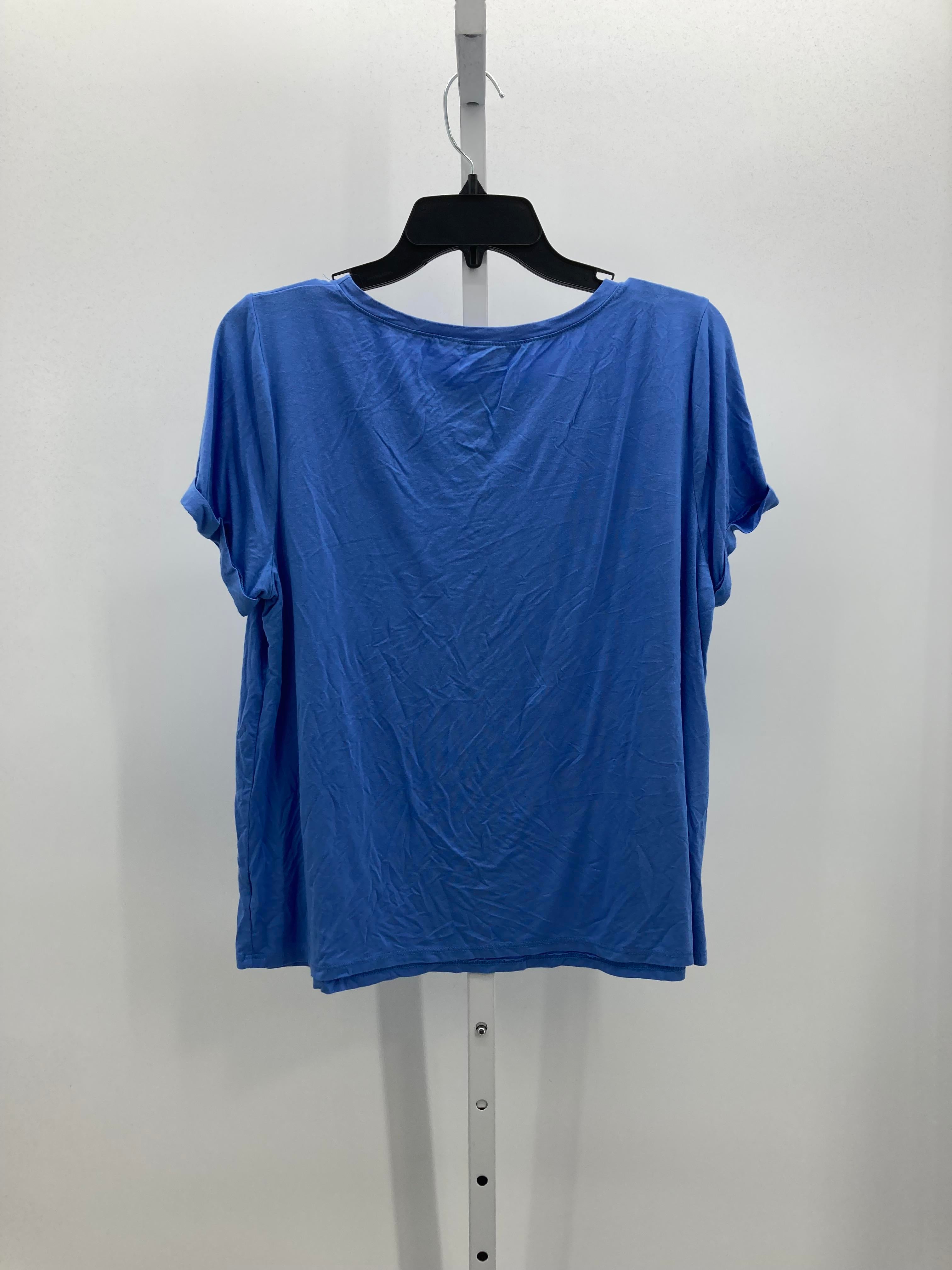 Green Envelope Size Large Misses Short Sleeve Shirt
