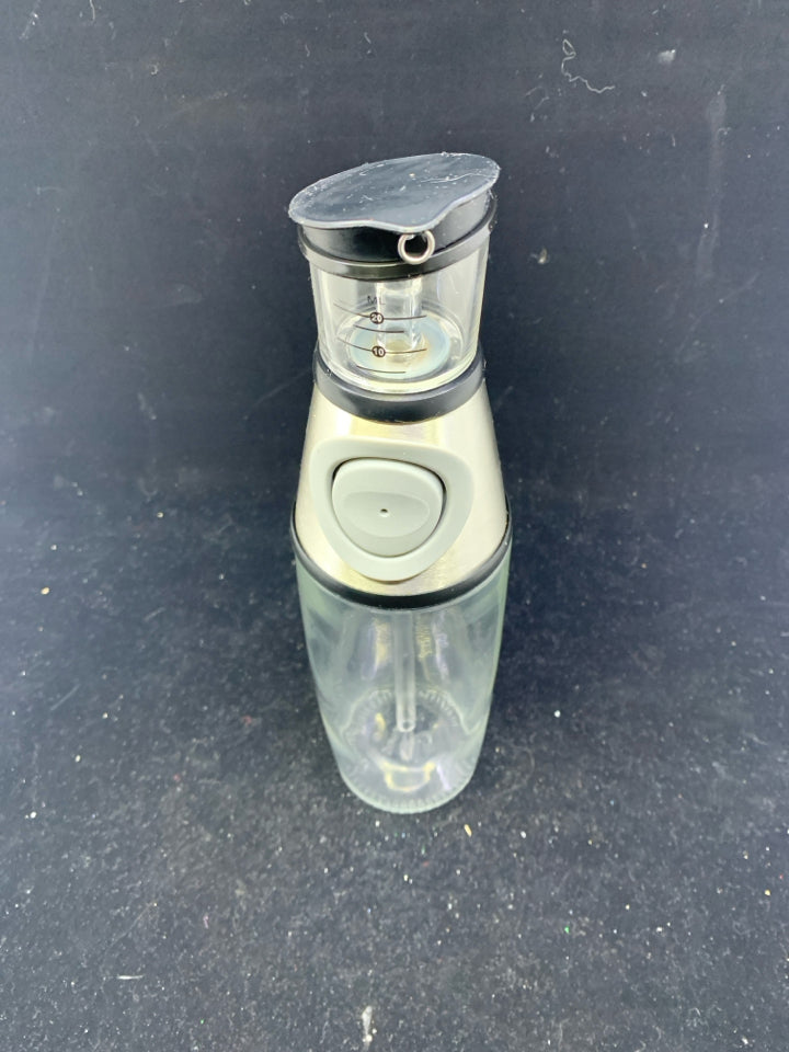 GLASS OIL DISPENSER.