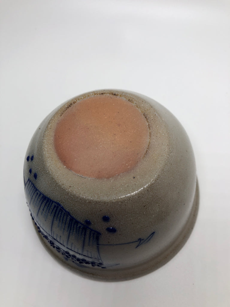 SALMON FALLS BLUEBERRY BASKET STONEWARE BOWL.