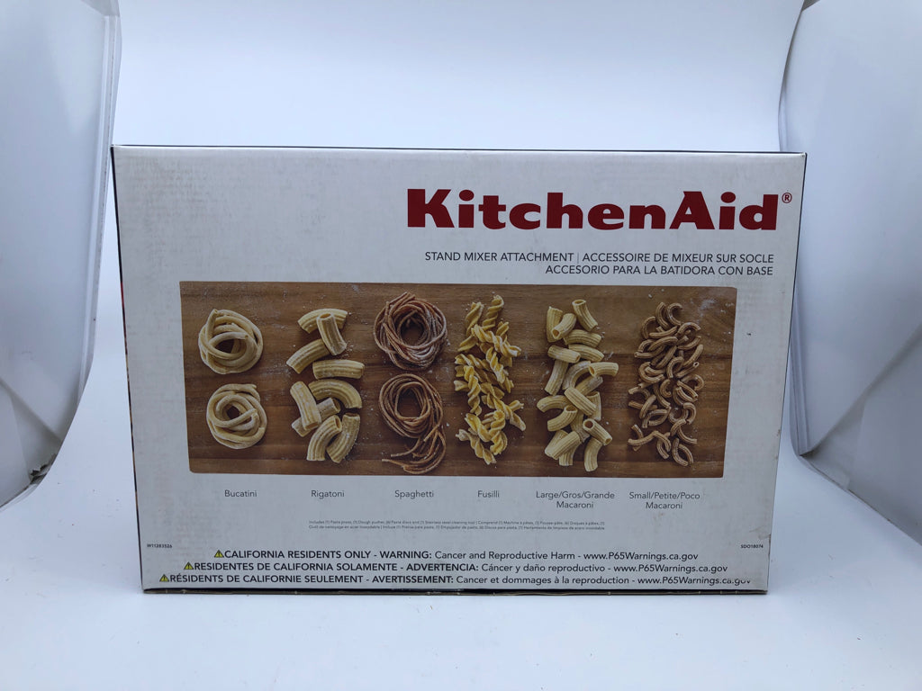NIB KITCHEN AID GOURMET PASTA PRESS
