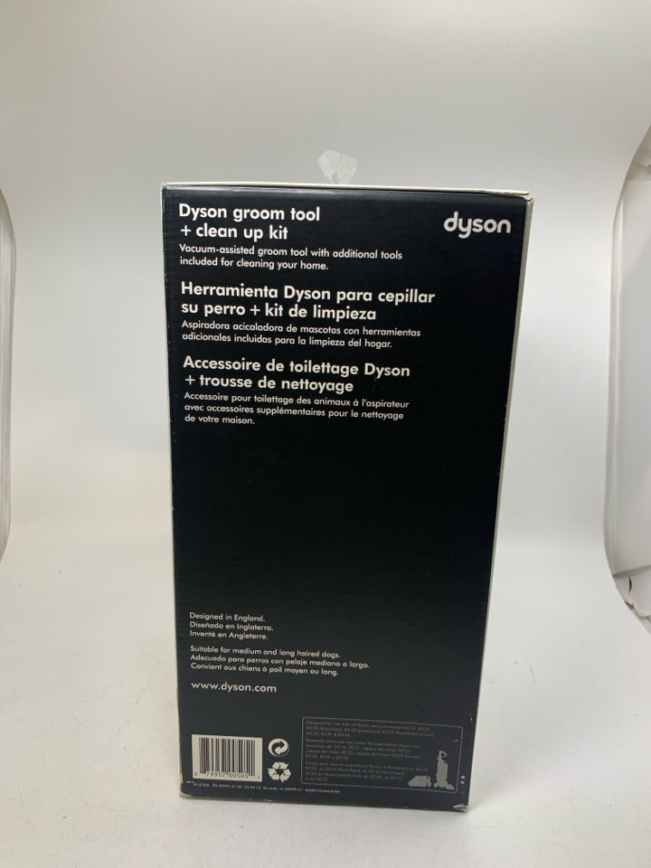 NIB DYSON GROOM TOOL + CLEAN UP KIT.