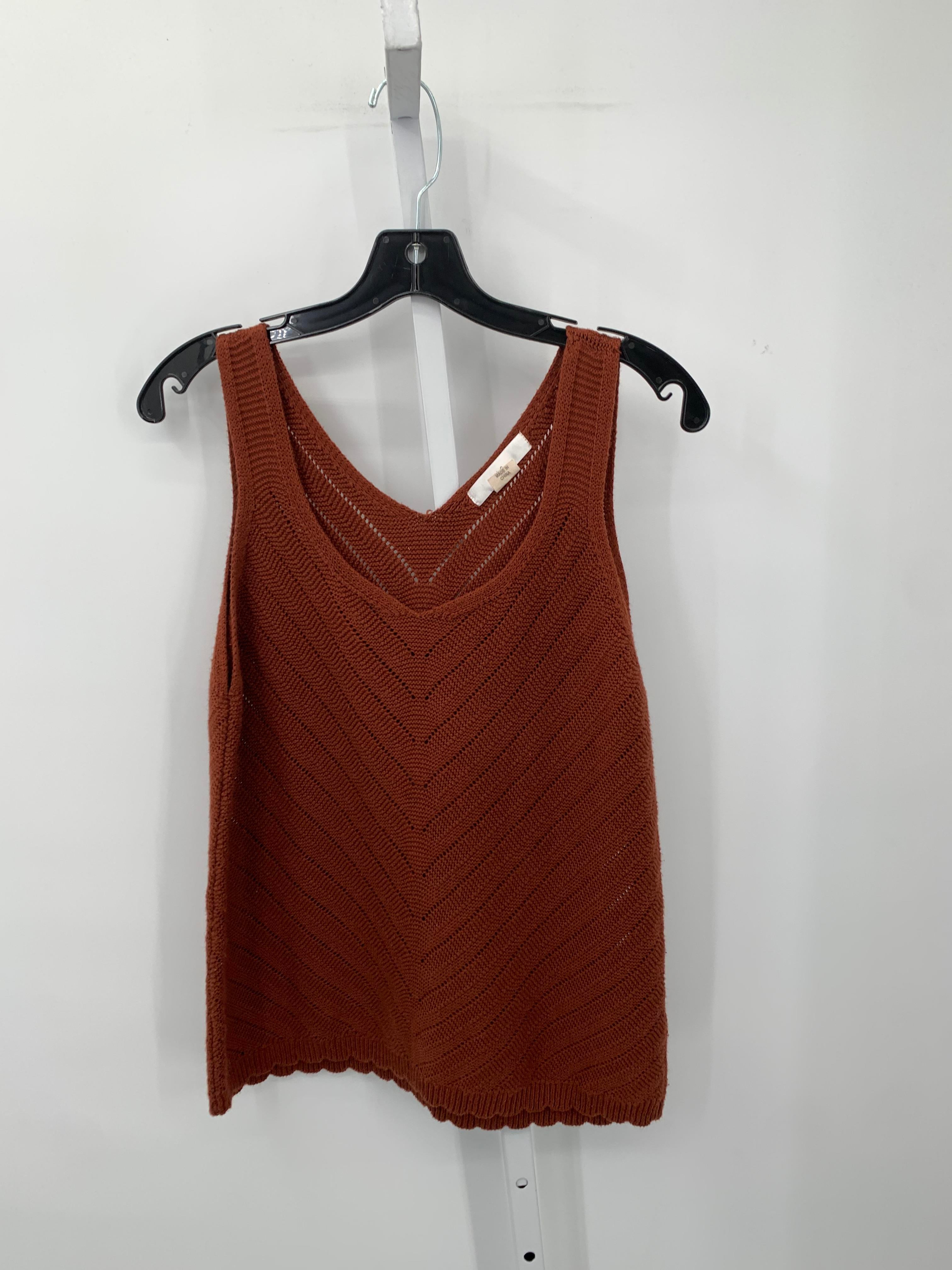 Isela Size Large Misses Sleeveless Sweater